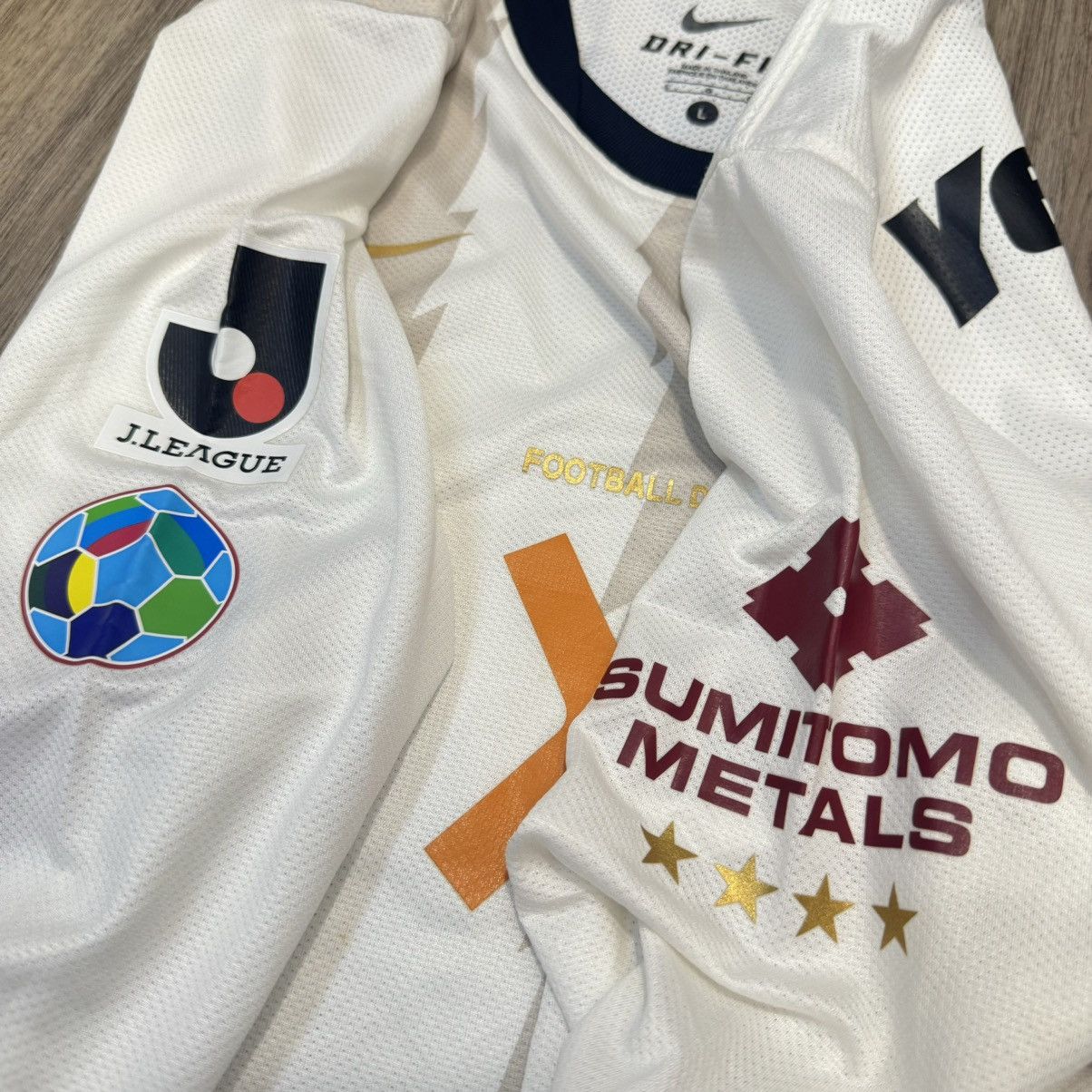 Nike Kashima antlers 2011 away Longsleeves match spare shirt Size US L / EU 52-54 / 3 - 5 Thumbnail