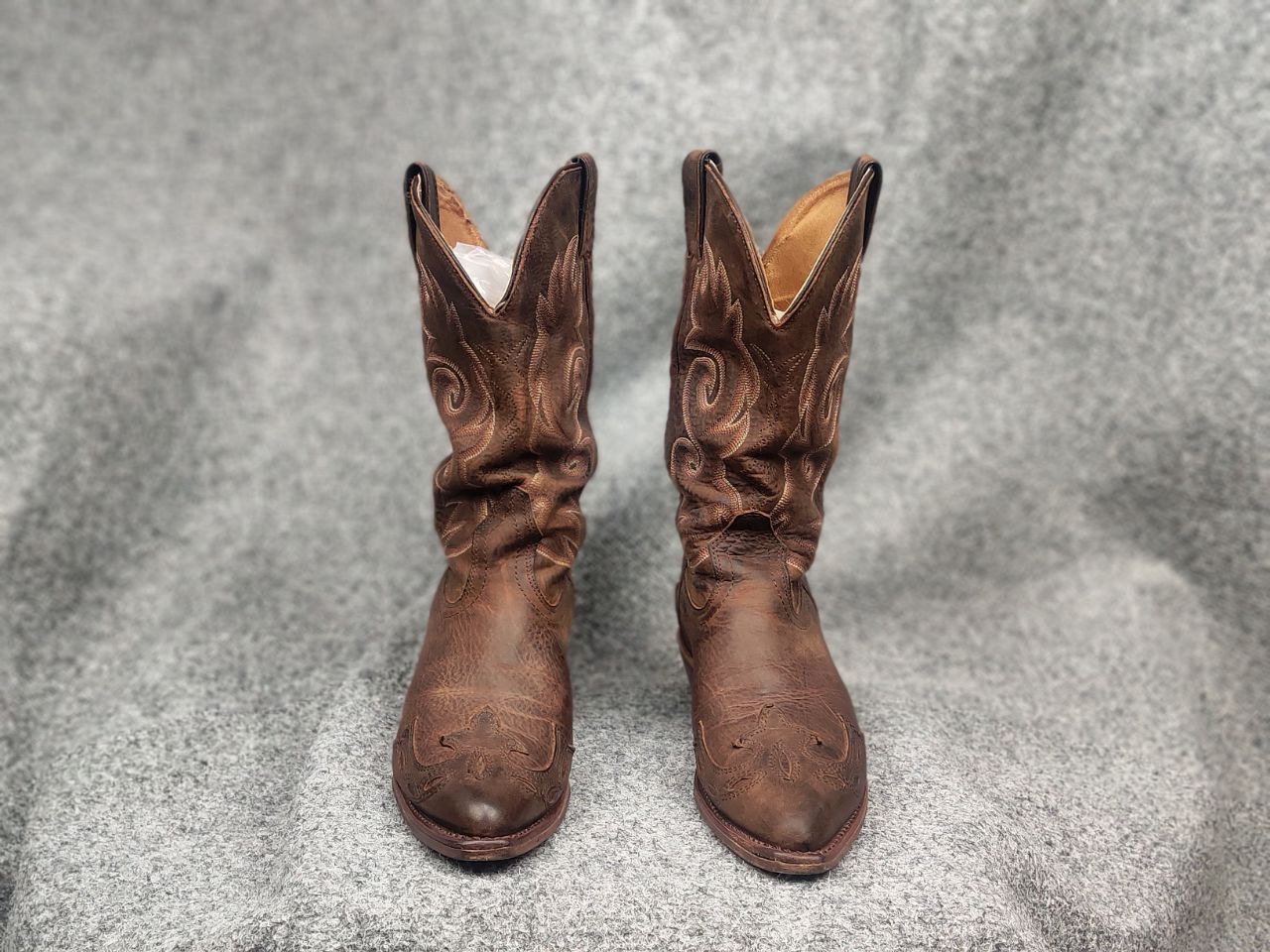 Boulet Vintage Boulet Canada Made Brown Western Cowboy W Boots Size US 7.5 / IT 37.5 - 7 Thumbnail