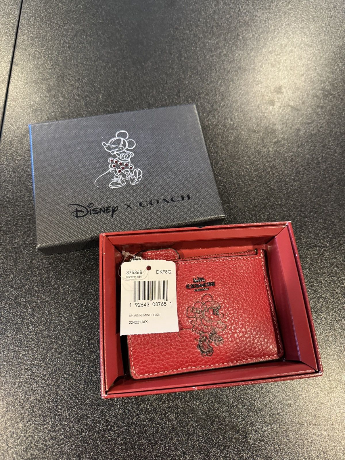 Coach Disney x Coach Minni Mouse Mini ID wallet Size ONE SIZE - 1 Thumbnail