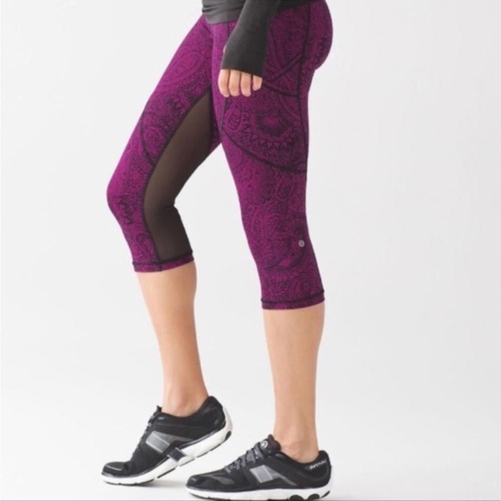 Lululemon lululemon athletica l Outrun Crop Leggings Size 4 Size 27" / US 4 / IT 40 - 11 Thumbnail