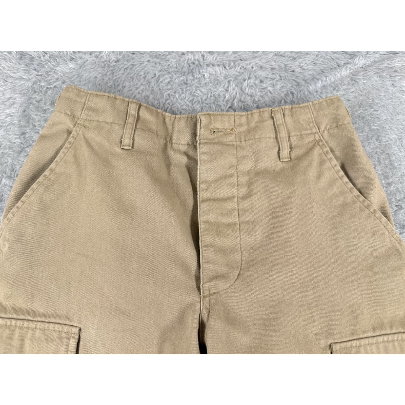 Vintage Propper Pants Adult XS Beige Cargo Trouser Combat Cotton Adjustable Size US 27 - 5 Thumbnail