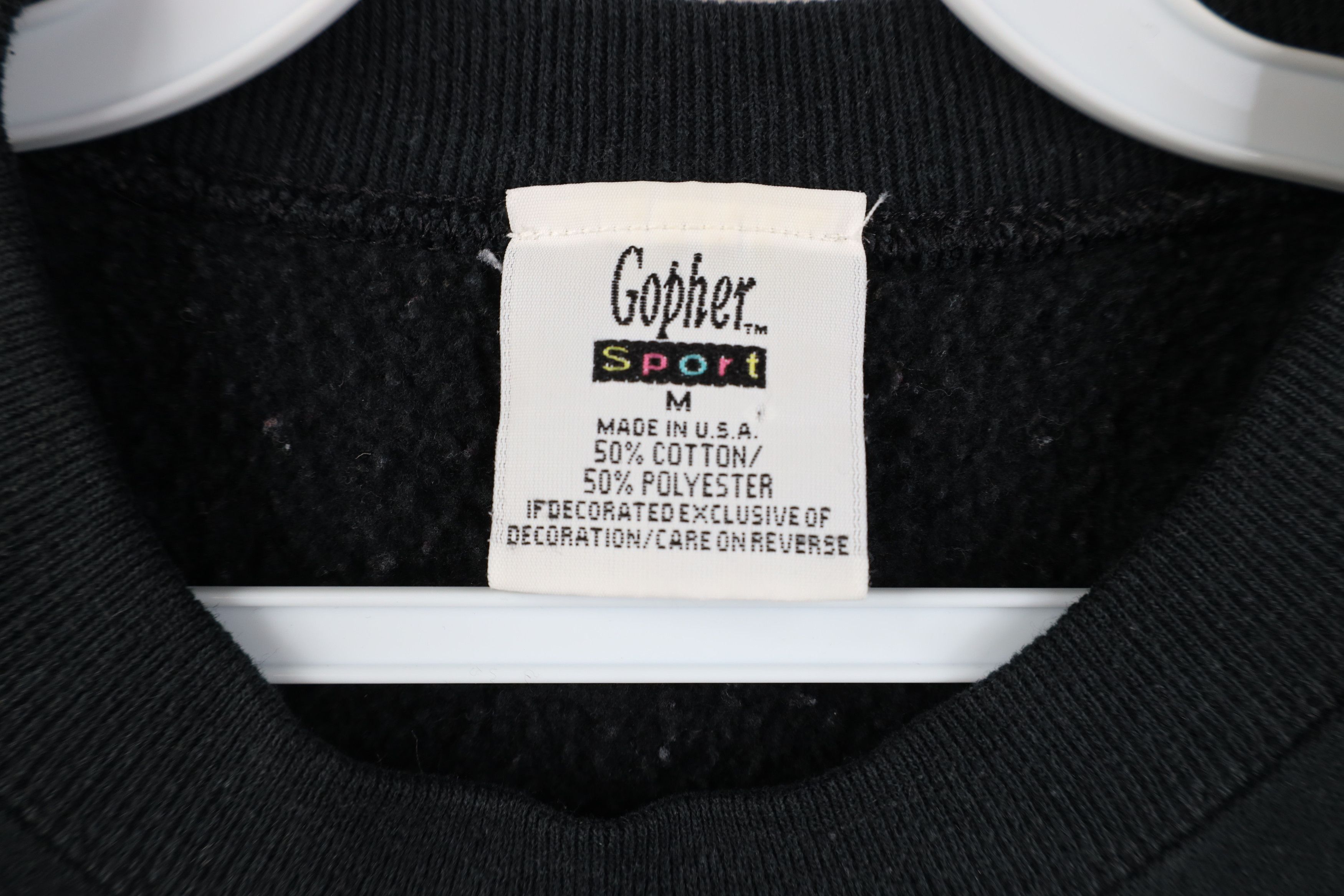 Vintage Vintage 90s State of Ohio Crewneck Sweatshirt Black USA Size M / US 6-8 / IT 42-44 - 9 Thumbnail