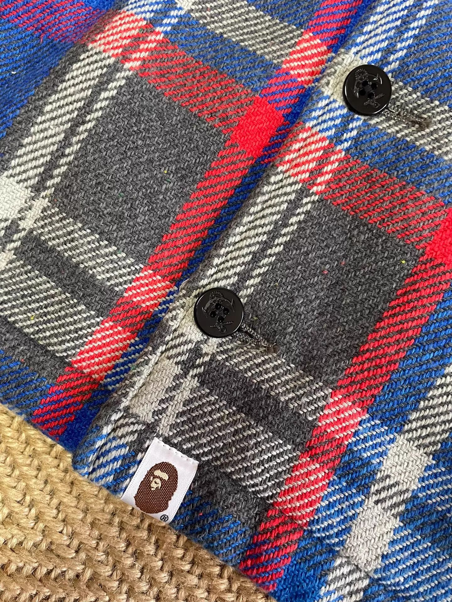 Bape BAPE Hooded Checkered Fleece-Lined Heavyweight Jacket Size S Size US S / EU 44-46 / 1 - 4 Thumbnail