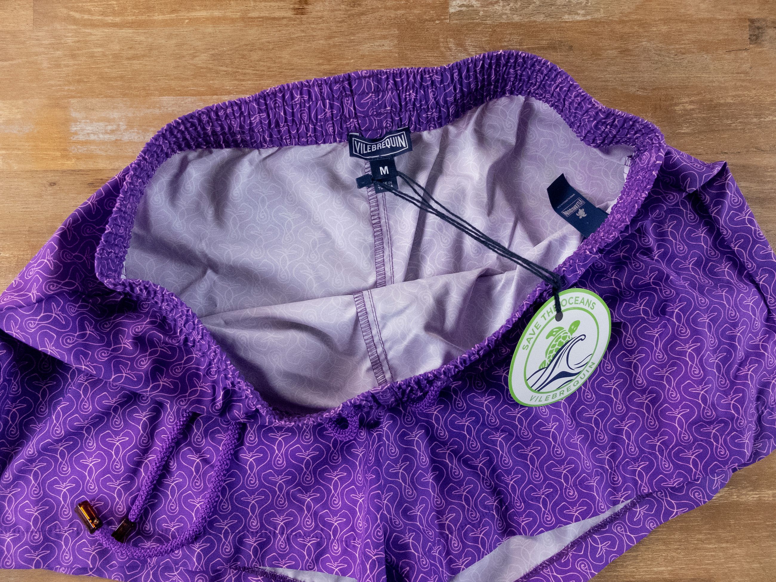 Vilebrequin VILEBREQUIN Fiona purple abstract print swim shorts Medium Size 32" / US 10 / IT 46 - 7 Thumbnail