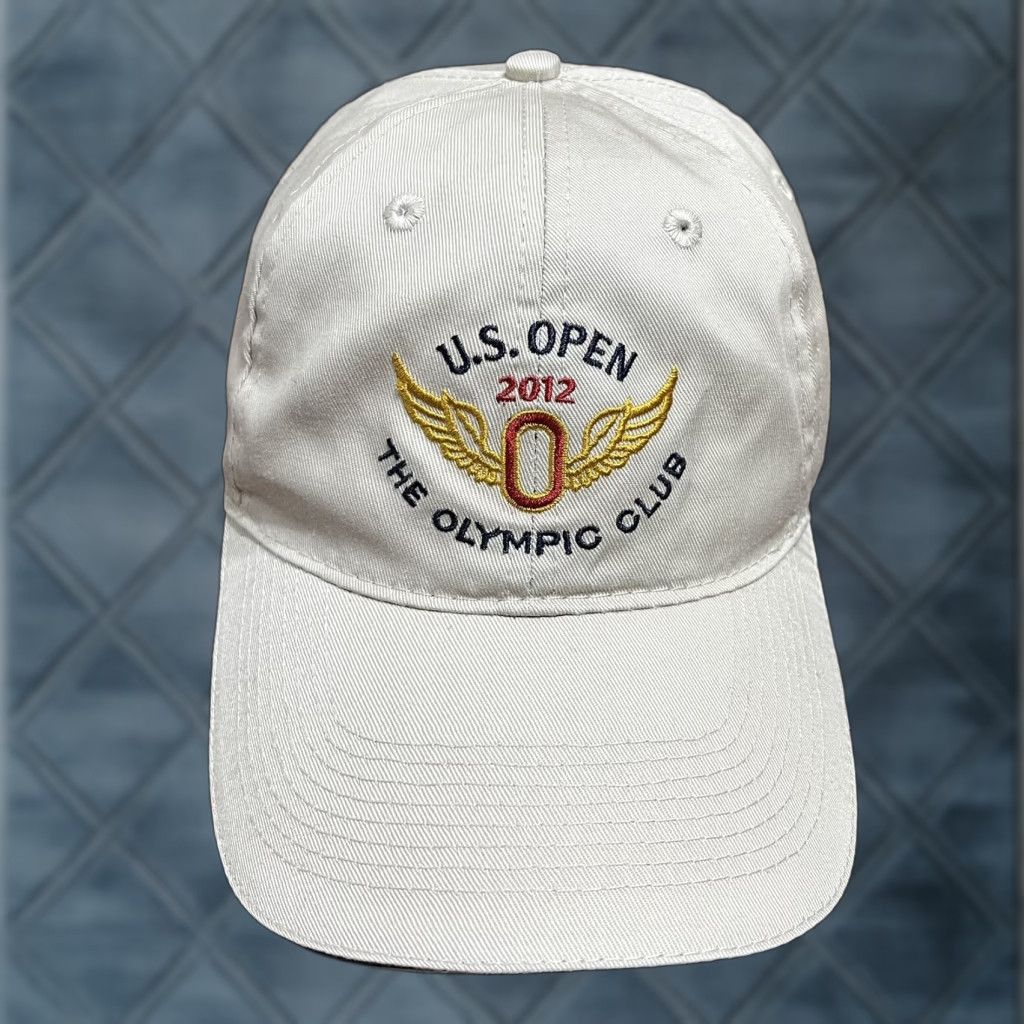 Vintage US Open Hat Cap 2012 The Olympic Club Strap Back USGA Member Adjustable Beige Men One Size Golf Hat Beig Size ONE SIZE - 1 Thumbnail
