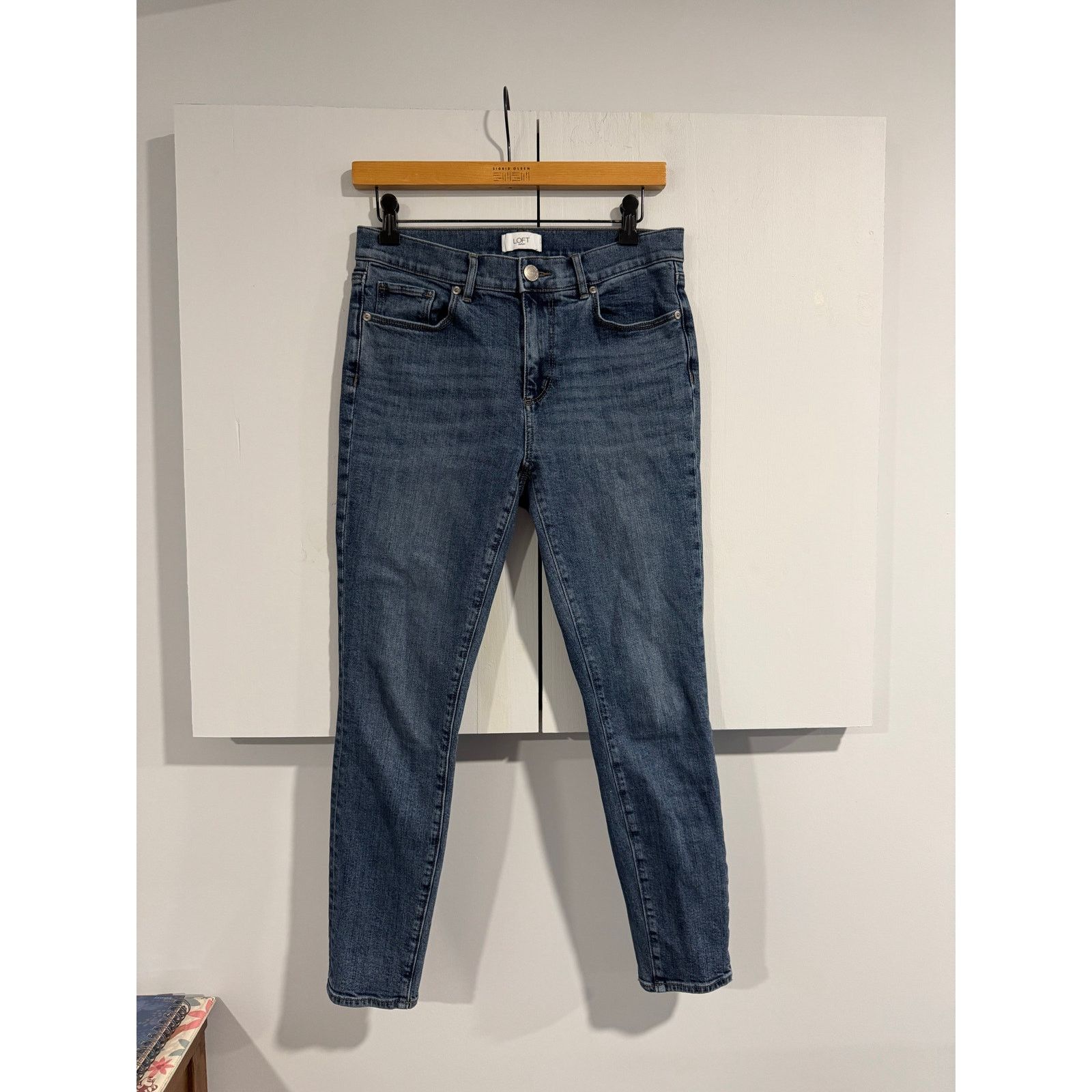 Loft Loft Skinny Ankle Jeans Size 4 Size 27" / US 4 / IT 40 - 2 Thumbnail