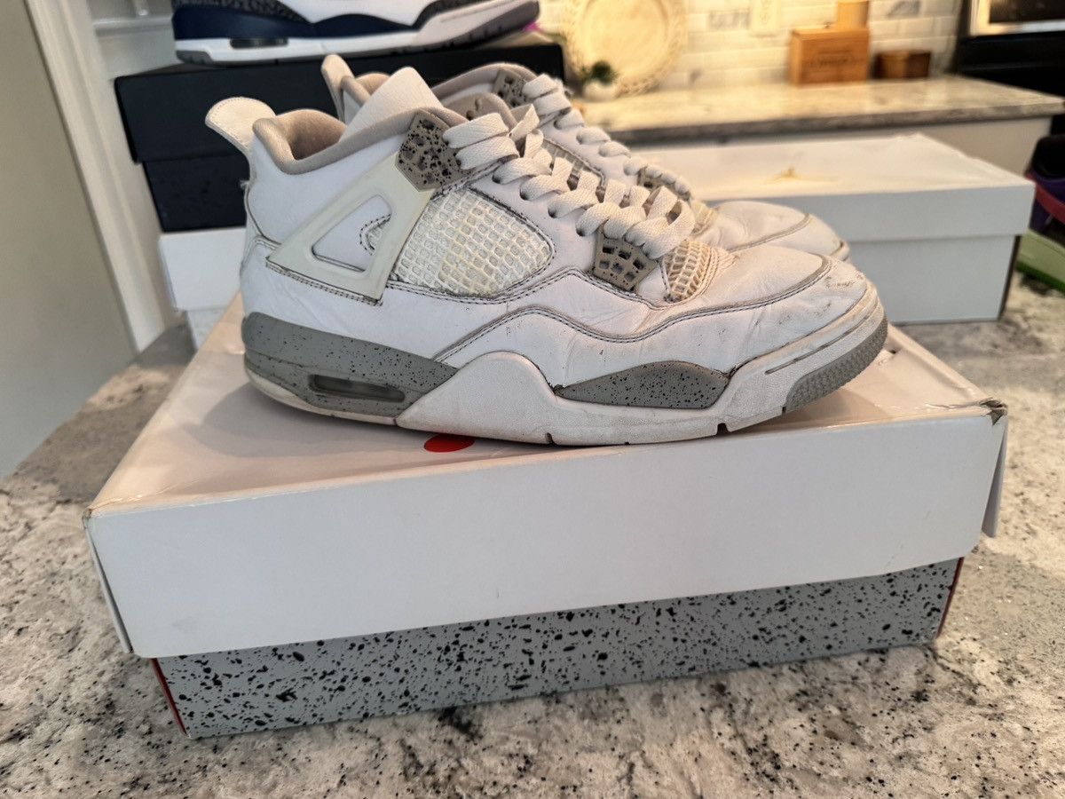 Jordan Brand Jordan 4 Retro White Oreo Beaters Size US 10 / EU 43 - 3 Thumbnail