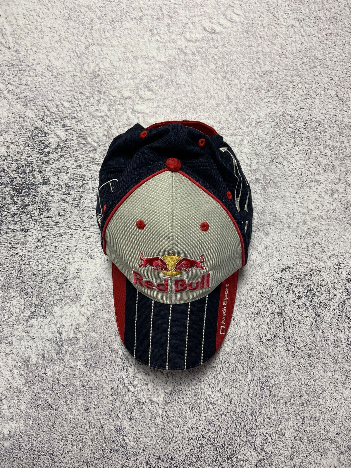 Audi × NASCAR × Red Bull Rare Red Bull Audi Sport Cap Vntg Racing Moto Hat Ekstrom 3 Size ONE SIZE - 7 Thumbnail