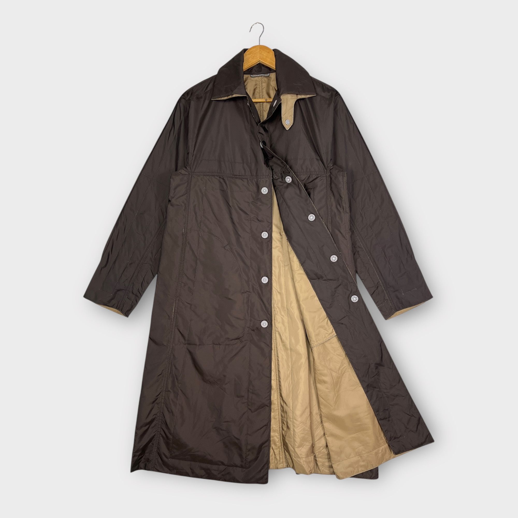 Pleats Please Issey Miyake Pleats Please Issey Miyake Reversible Long Coat Size L / US 10 / IT 46 - 4 Thumbnail