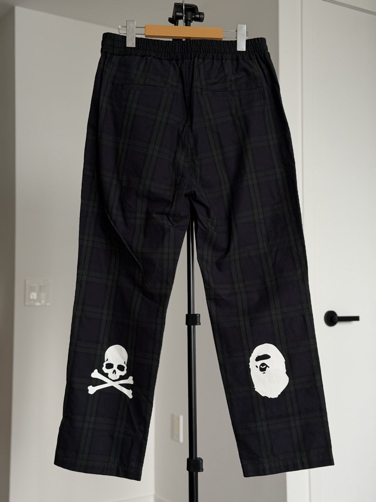 Bape × Mastermind Japan BAPE x Mastermind Japan FW22 Check Plaid Pants Made in Japan Size US 31 - 2 Thumbnail