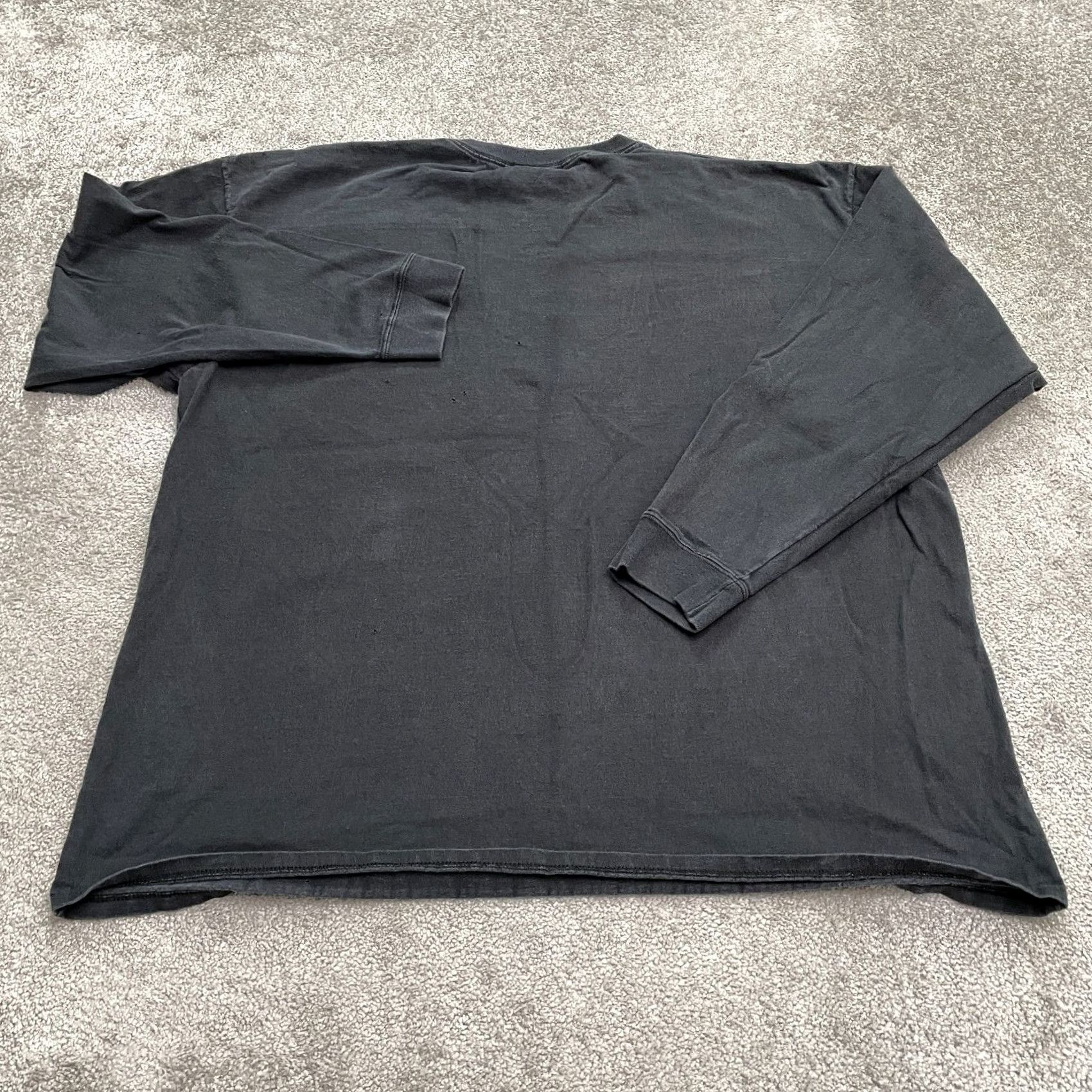 Carhartt Carhartt K126 Original Fit Shirt Mens 2XL Black Crew Neck Long Sleeve Pocket Tee Size US XXL / EU 58 / 5 - 2 Thumbnail