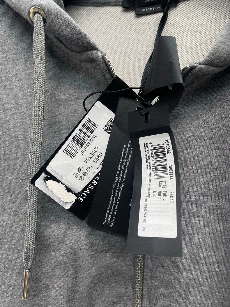 Versace Versace Baroque hooded sweatshirt jacket Size L / US 10 / IT 46 - 4 Thumbnail