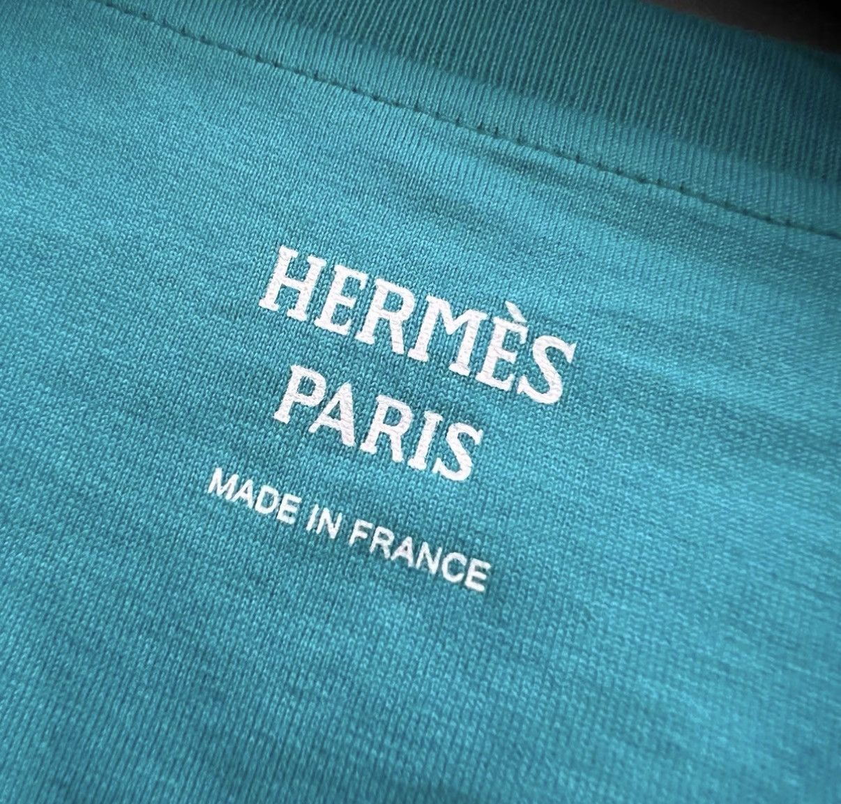 Hermes Hermès Lake Green Logo Printed Dress J41 Size XS / US 0-2 / IT 36-38 - 3 Thumbnail