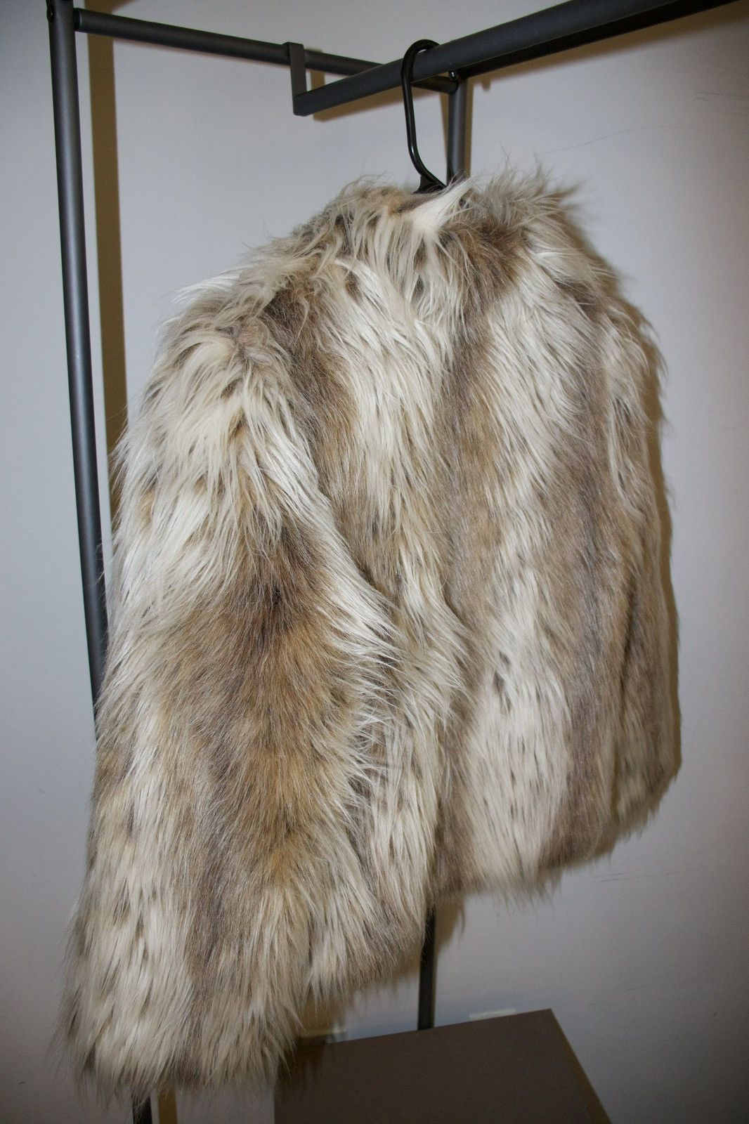 Vintage FAUX FUR COAT Size XL / US 12-14 / IT 48-50 - 2 Thumbnail