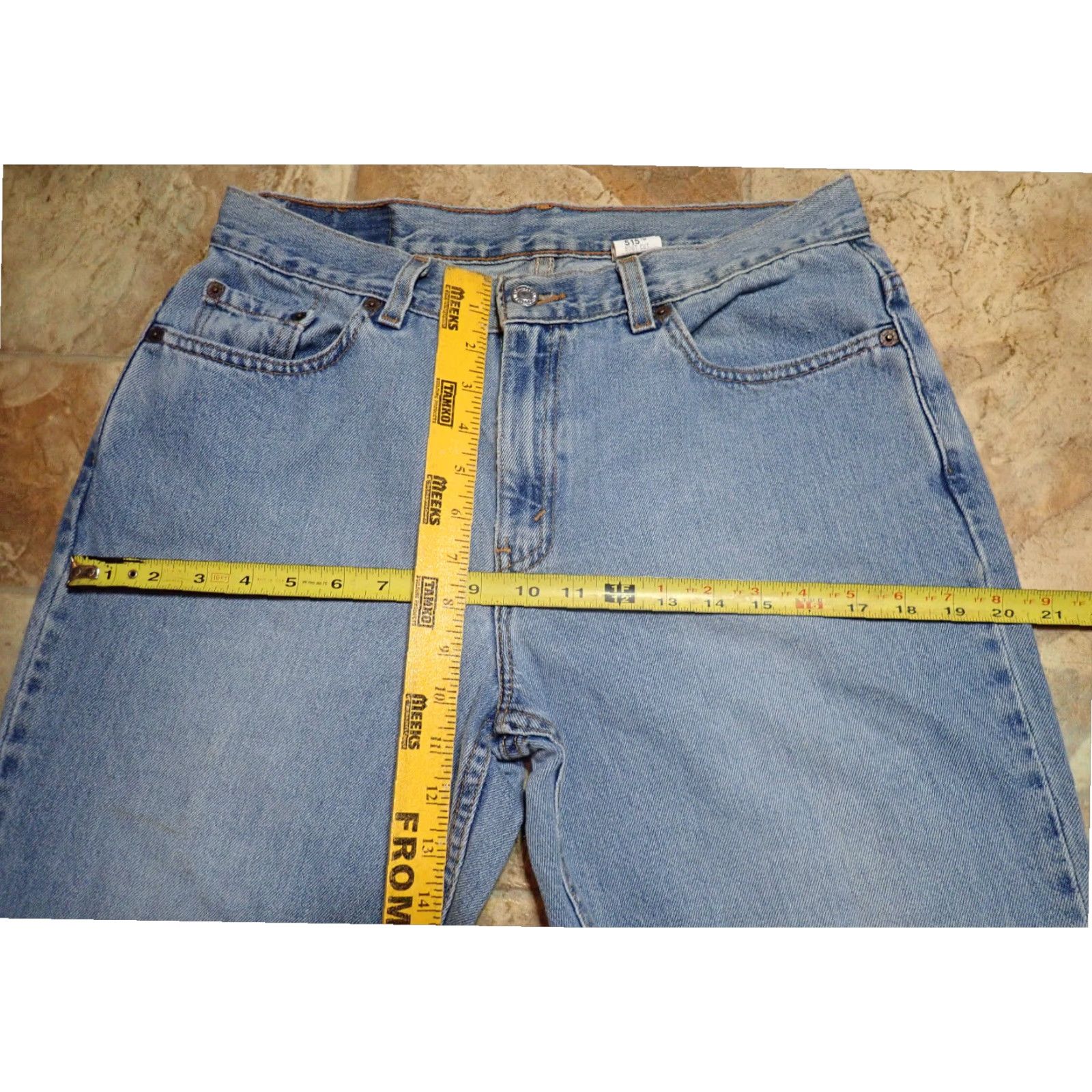 Levi's VINTAGE Levi's 515 Women's Low Rise Bootcut Jeans Blue Denim Size 12 L Size 34" / US 12 / IT 48 - 7 Thumbnail
