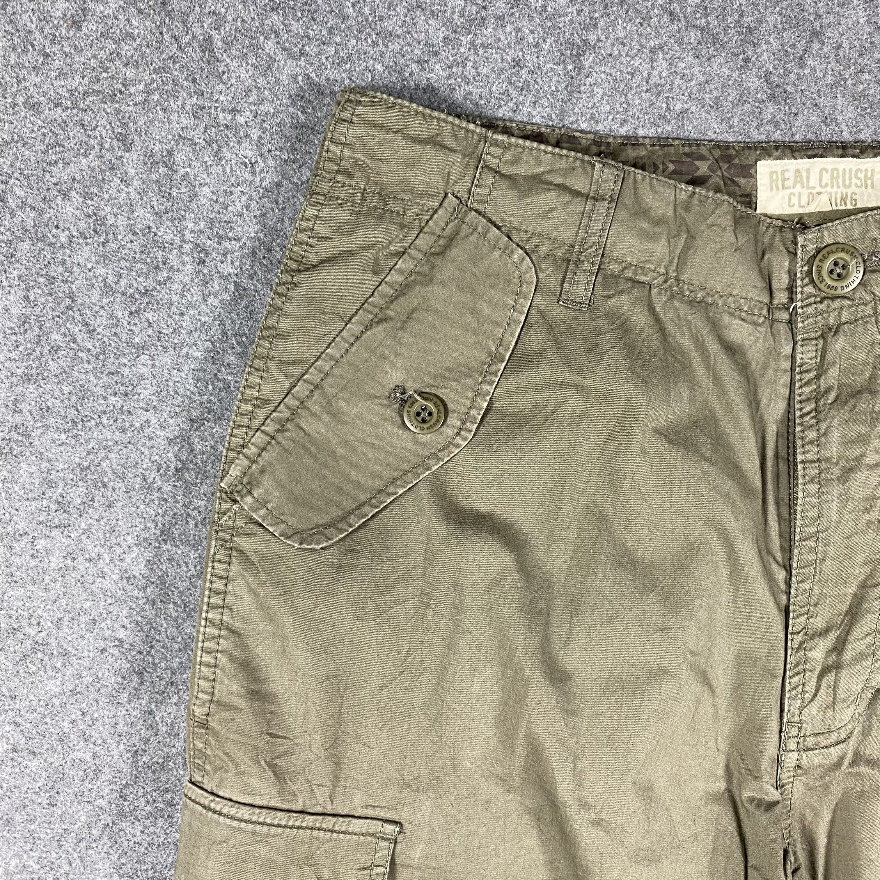 Japanese Brand Japanese Real Crush Multipocket Tactical Bondage Cargo Pants Size US 32 / EU 48 - 2 Thumbnail