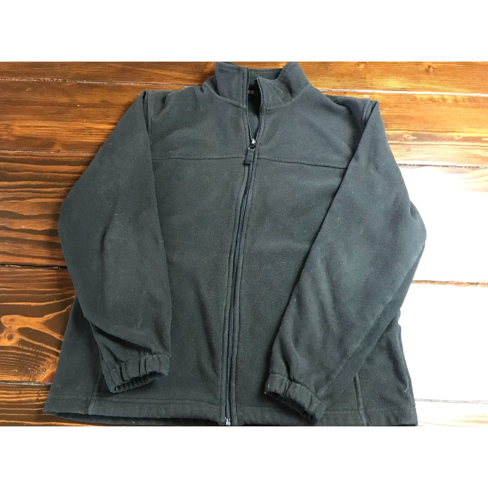 Vintage Star Jacket Mens Size Small Black Full Zip Long Sleeve Fleece Windbreaker Regular Jacket Size US S / EU 44-46 / 1 - 2 Thumbnail