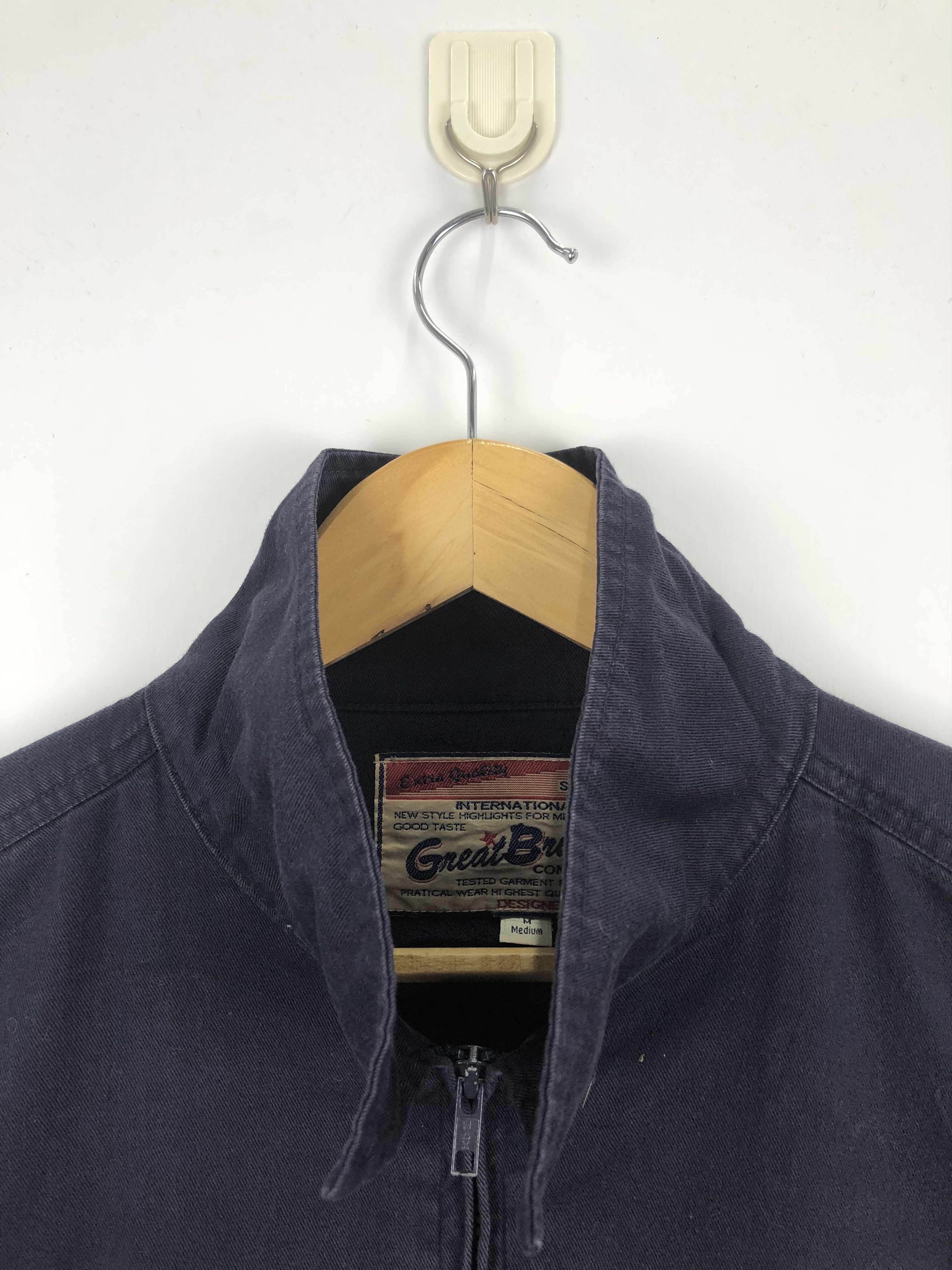 Vintage Vintage Great Britain Denim Jacket With Full Patches J0743 Size US M / EU 48-50 / 2 - 10 Thumbnail