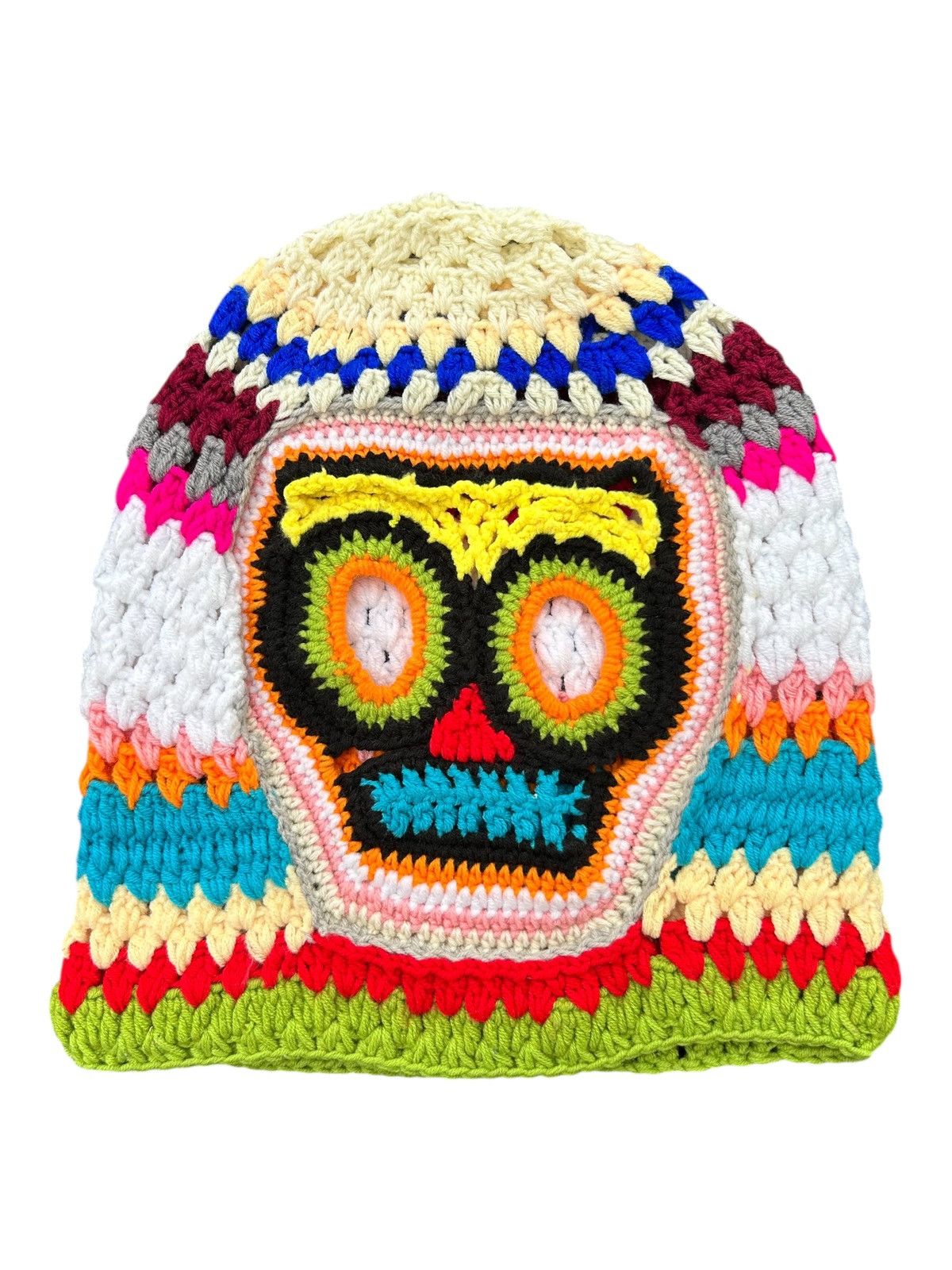 Kapital Rare Crochet Knitted Handmade Balaclava Japanese Style🎌 Size ONE SIZE - 1 Thumbnail