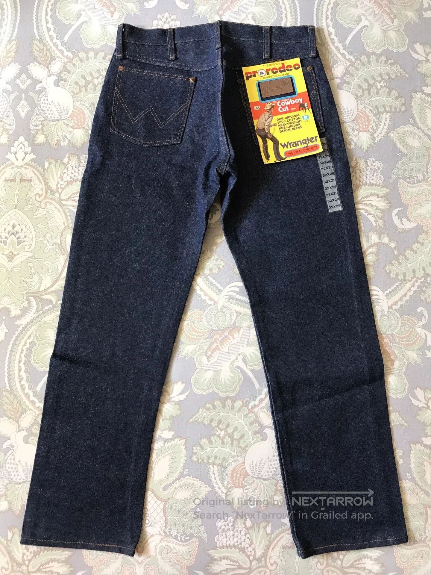 Wrangler 90s Wrangler 13MWZ Raw Denim Jeans. Size US 32 / EU 48 - 3 Thumbnail
