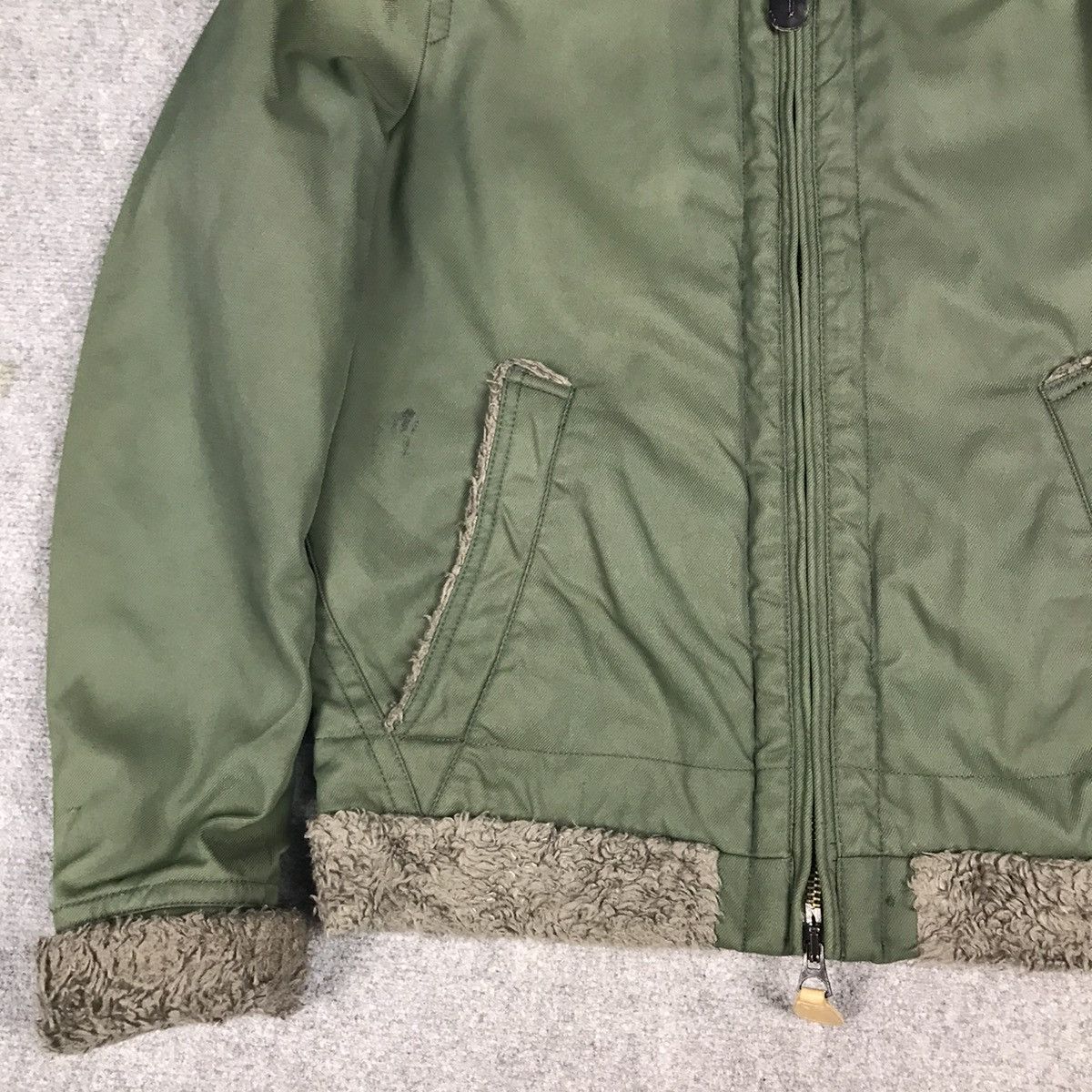 Diesel × Japanese Brand DIESEL MILITARY STYLE BOMBER ZIPPER JACKET Size US S / EU 44-46 / 1 - 3 Thumbnail