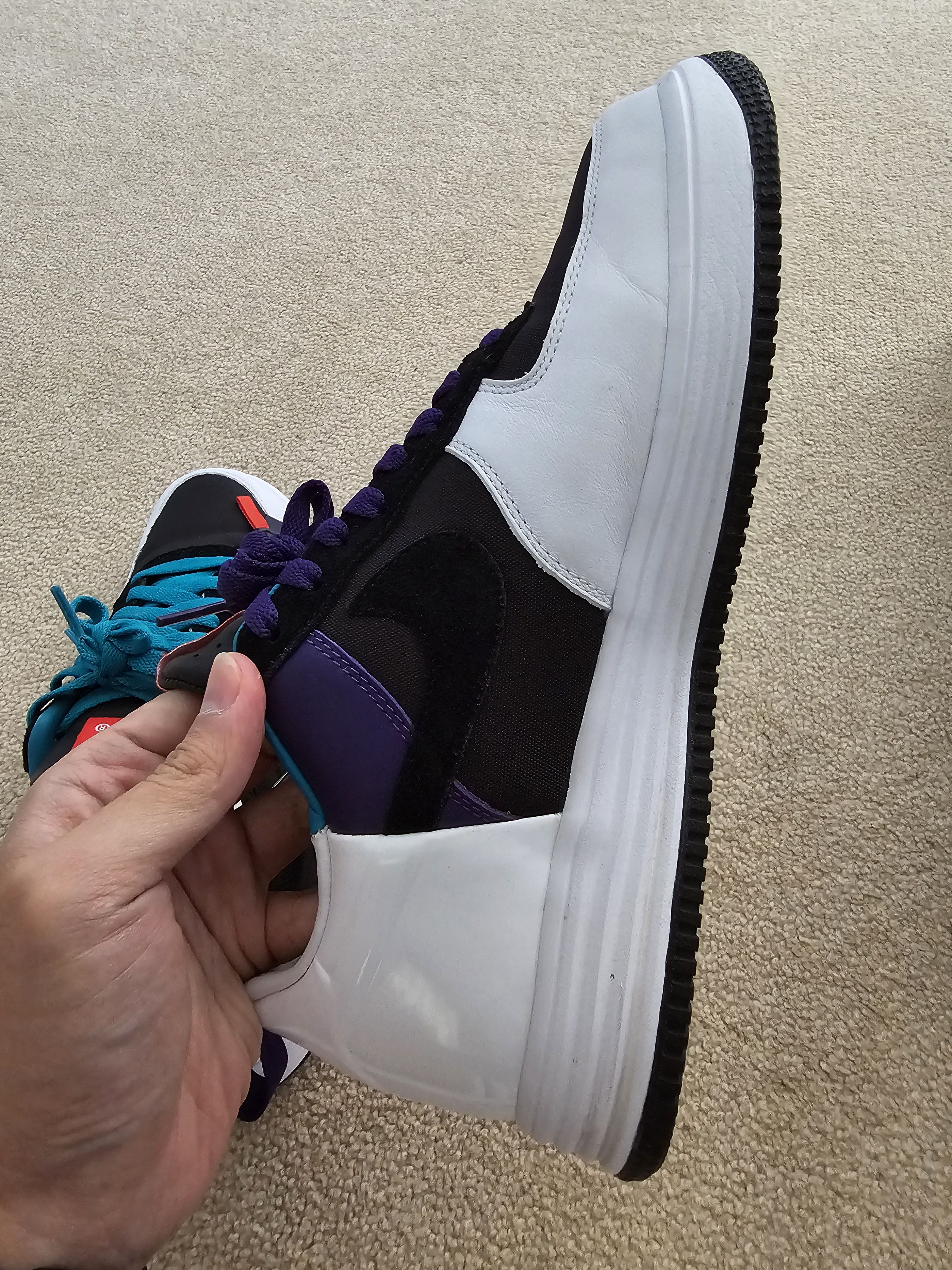 Acronym × Nike Acronym x Nike Lunar Force 1 SP Zip Green/Purple/Black Size US 9.5 / EU 42-43 - 2 Thumbnail