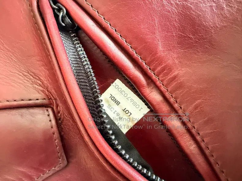 Schott Schott Cable-stayed leather jacket Size US M / EU 48-50 / 2 - 8 Thumbnail