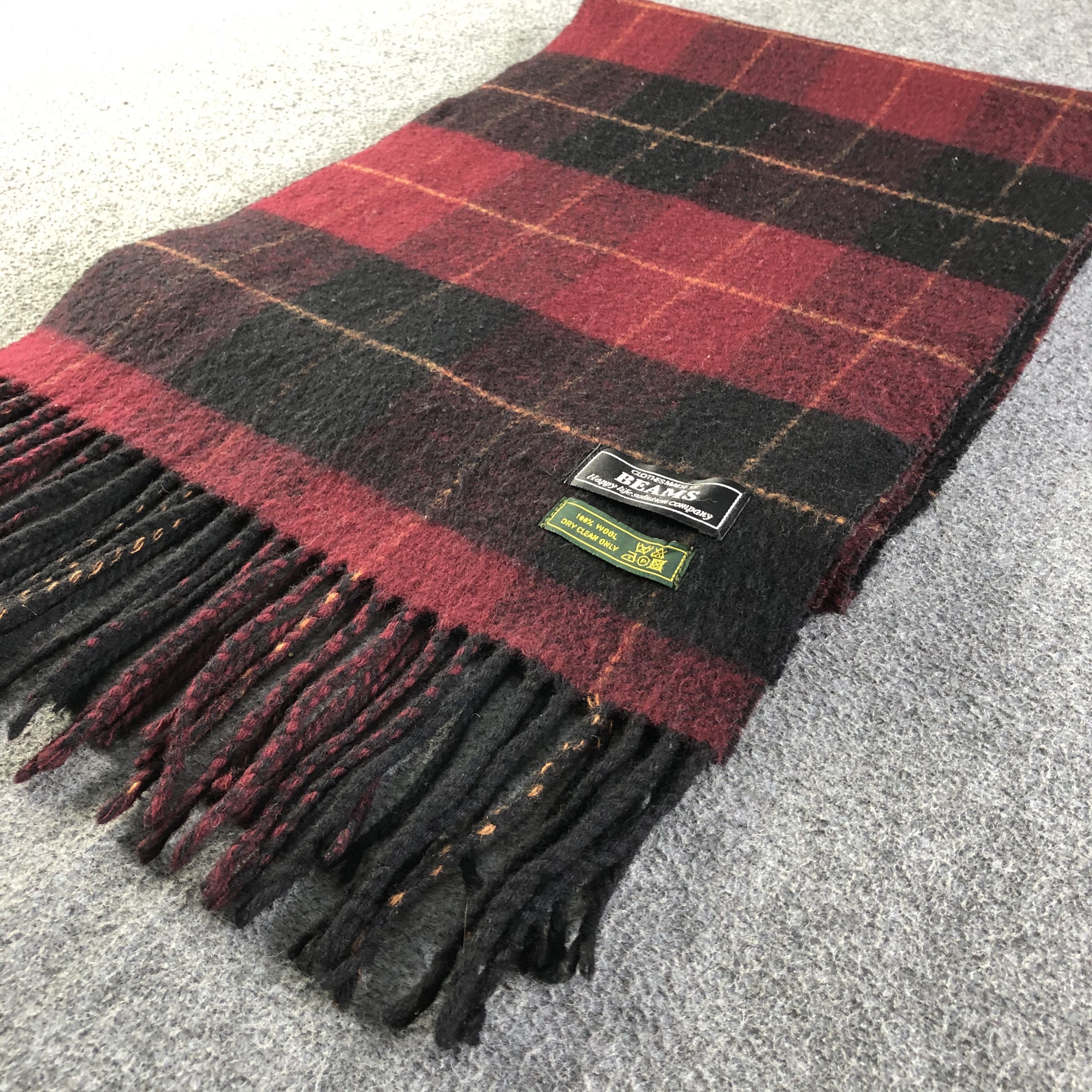 Beams Plus Beams Wool Scarf / Muffler / Neckwear SS1508 Size ONE SIZE - 4 Thumbnail