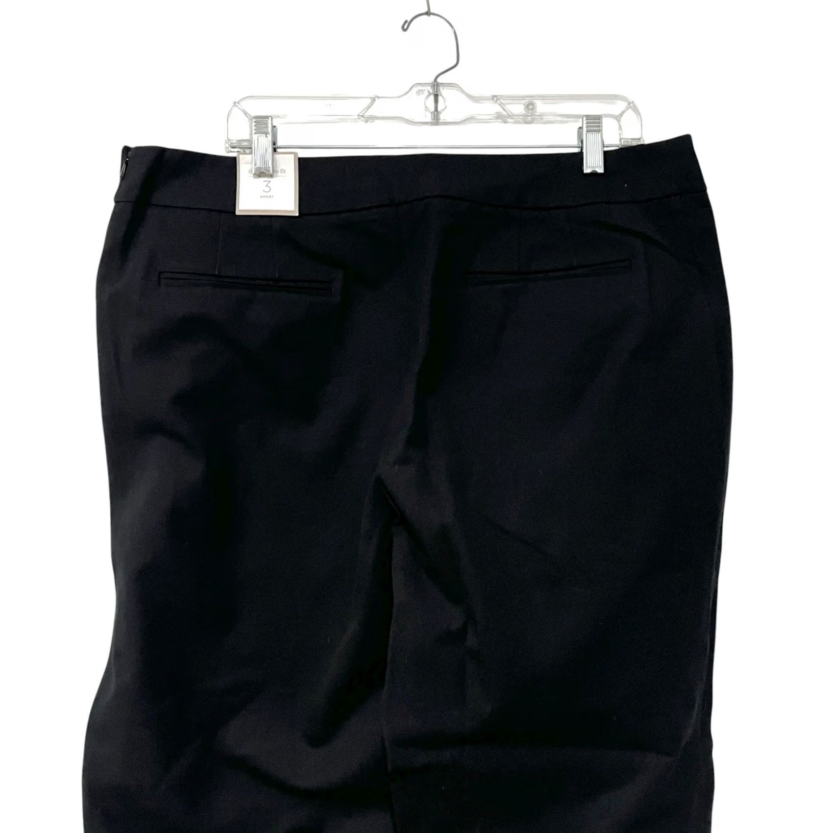 Vintage CHICO'S Black Ultimate Fit Getaway Pants Side Zip Slimming XL Women Pants Short Slimming Chino 3 Short NWT Size 40" / US 18 - 5 Thumbnail
