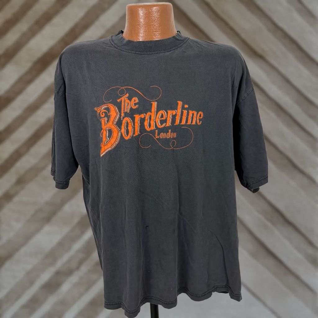 Avenue VINTAGE The Borderline London Shirt XL Concert Grunge Y2K Mens T-Shirt Black 90s Music Streetwear Size US XL / EU 56 / 4 - 1 Thumbnail