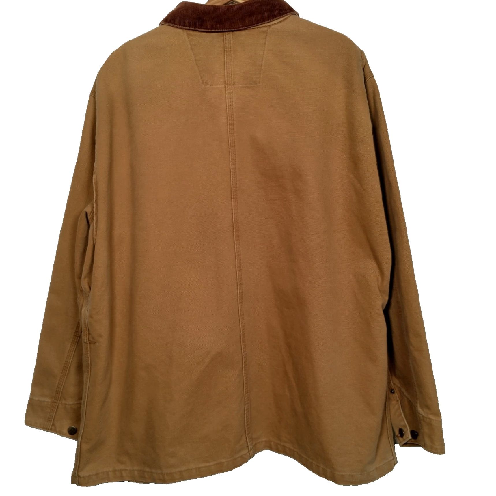 Carhartt VINTAGE Carhartt Chore Jacket WVU Mountaineers 2XL Brown Duck Canvas 101322 211 Work Size US XXL / EU 58 / 5 - 3 Thumbnail