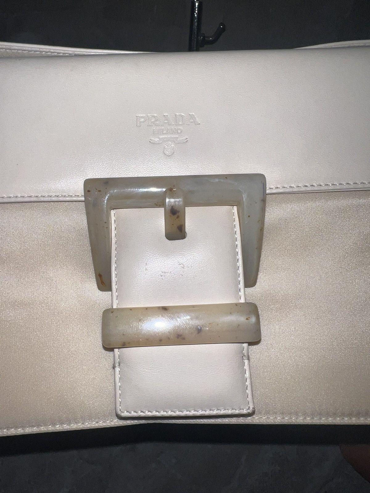 Prada Vintage Prada Nylon Leather Shoulder Bag Size ONE SIZE - 6 Thumbnail