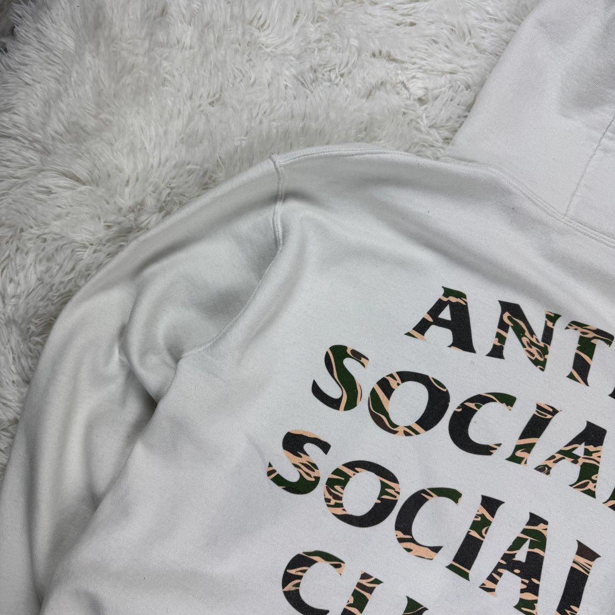 Anti Social Social Club Anti Social Club White Hoodie M ASSC Streetwear Sk8 Y2K Size US M / EU 48-50 / 2 - 5 Thumbnail
