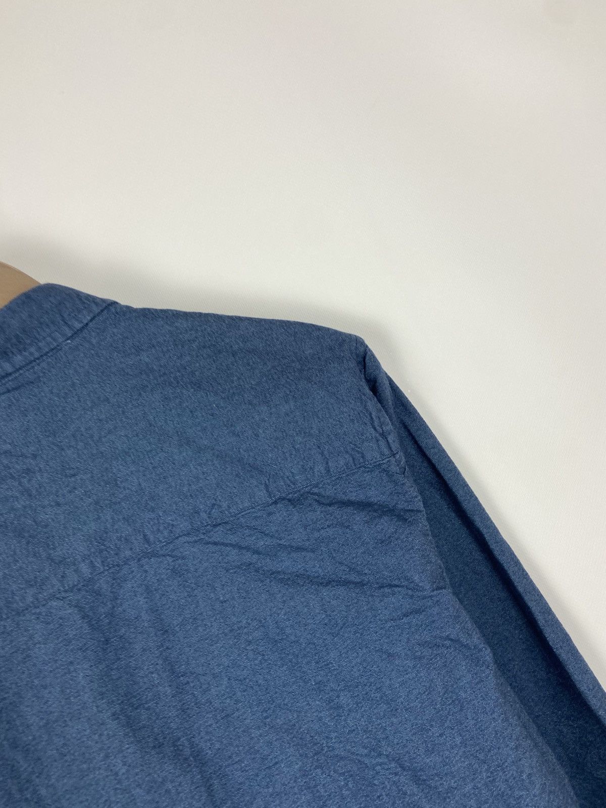 Folk Folk Button-Up Shirt Blue Cotton Pocket Designer Sz 4 Size US M / EU 48-50 / 2 - 12 Thumbnail