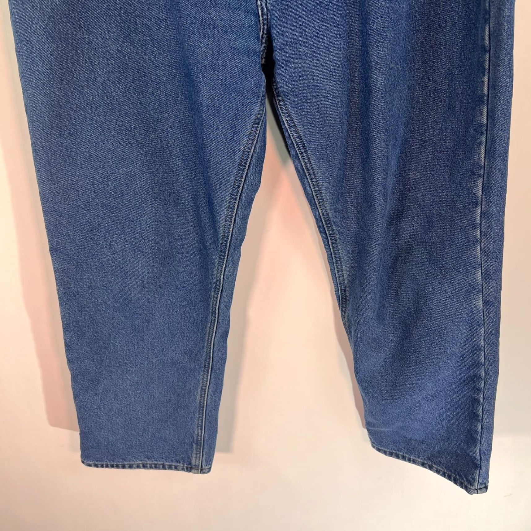 Carhartt Carhartt Jeans Mens 40 Blue Relaxed Dungaree Lined 30in Inseam Work Wear Outdoor 40x30 Denim Cotton Shirt? Size US 40 / EU 56 - 4 Thumbnail
