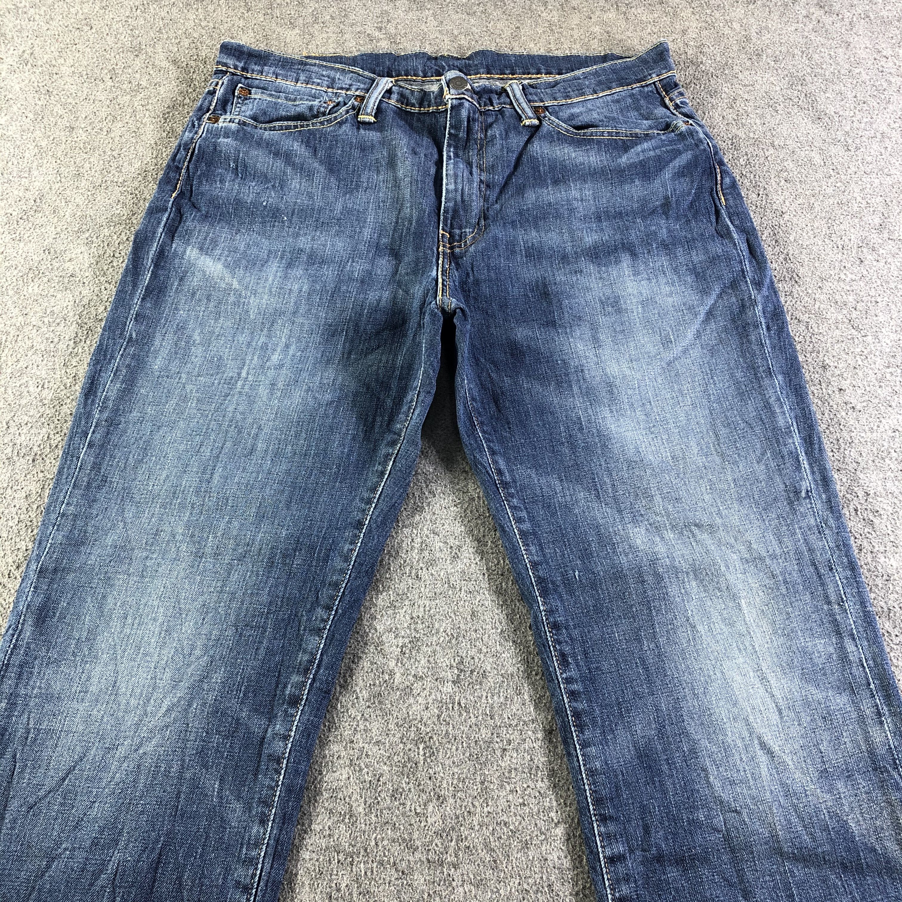 Levi's Vintage Blue Wash Levis 514 Jeans-J4330 Size US 35 - 3 Thumbnail