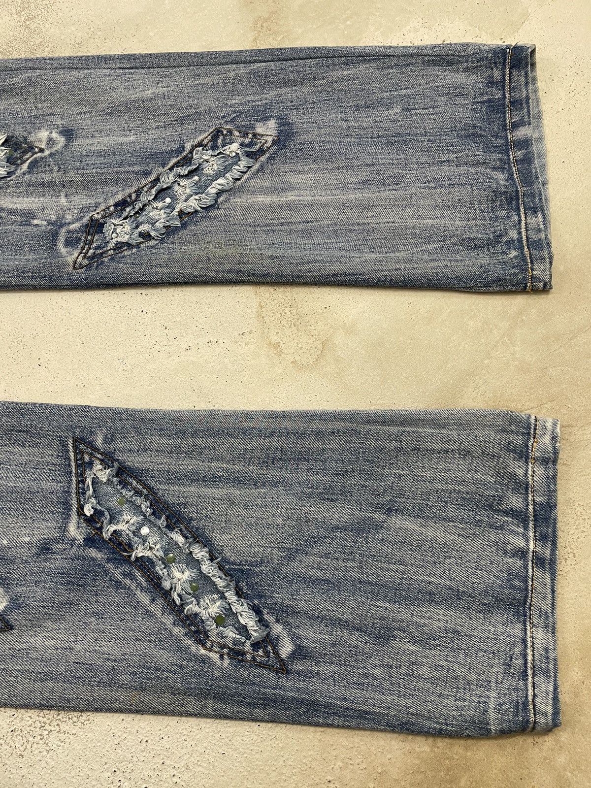 Hysteric Glamour Deep Enzyme Wash Flare Distressed Kapital Style Denim Size 28" / US 6 / IT 42 - 5 Thumbnail