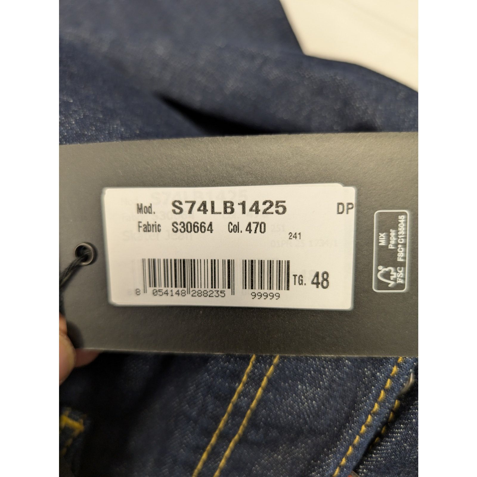 Dsquared2 o1rshd1 Denim Skater Jean in Blue Size US 32 / EU 48 - 22 Thumbnail