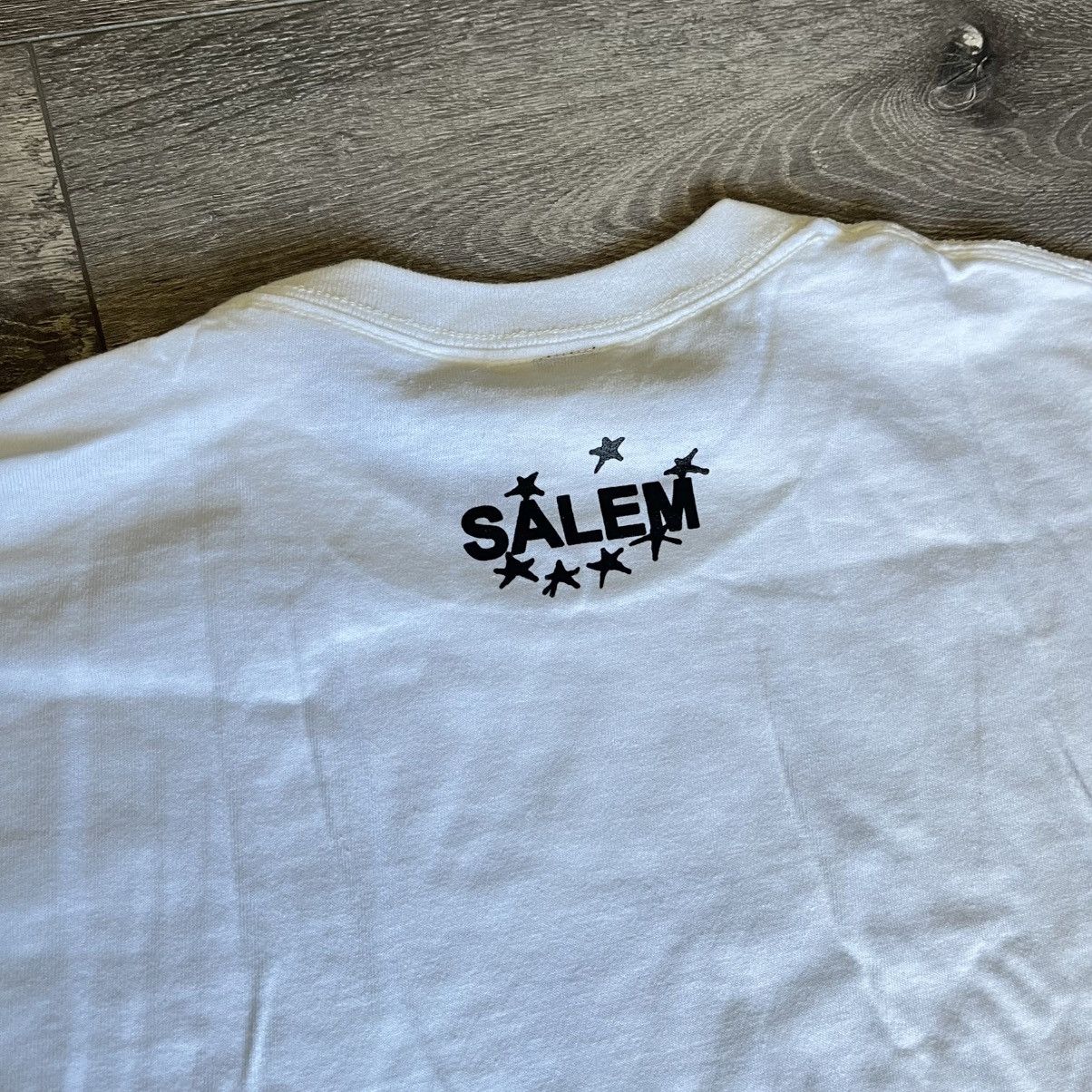 S4LEM Salem S4LEM Dirty Snowman White/Black Graphic Logo T Shirt Size US L / EU 52-54 / 3 - 5 Thumbnail