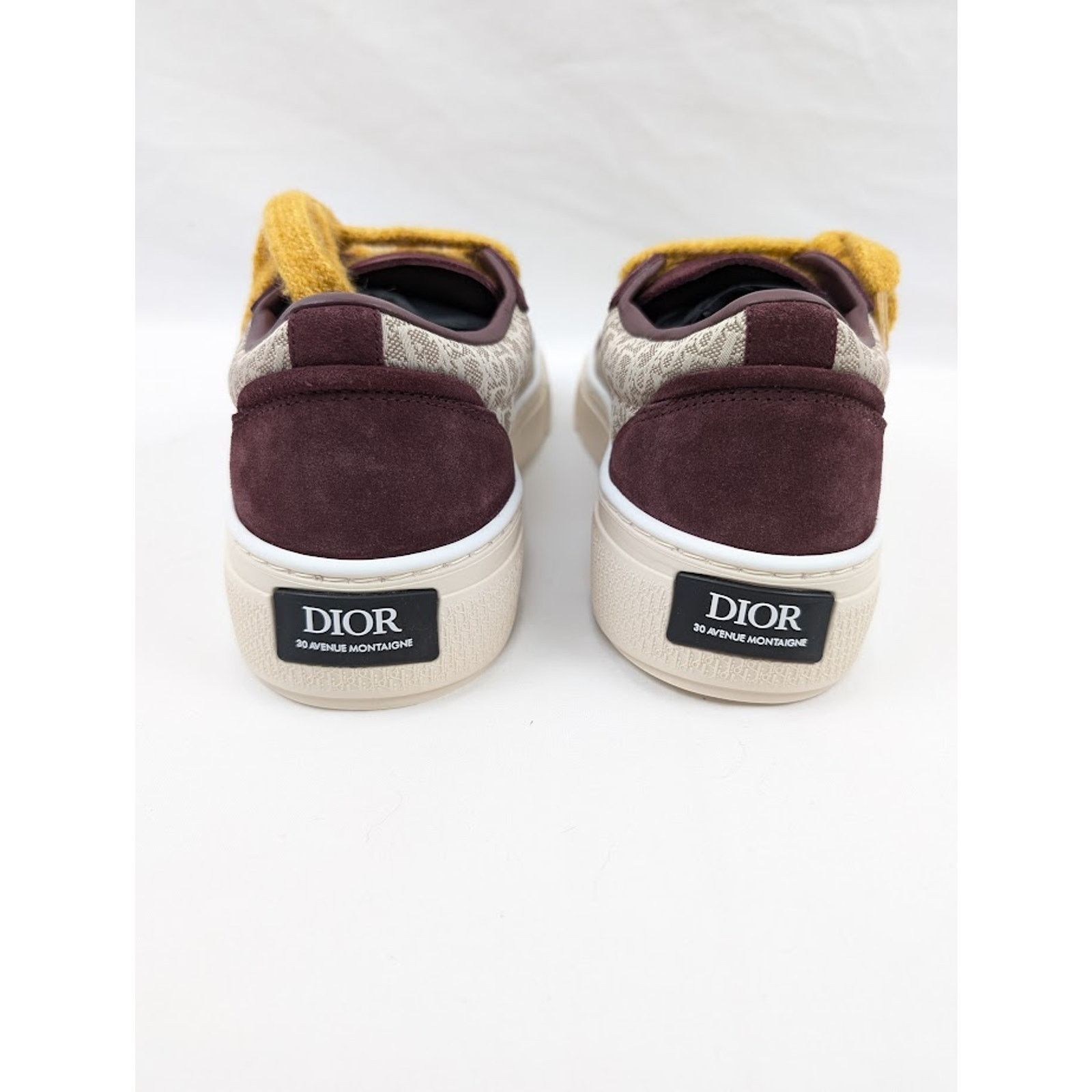 Dior o1rshd1 B33 Tennis Low-Top Sneakers in Violet/Beige Size US 8 / EU 41 - 17 Thumbnail