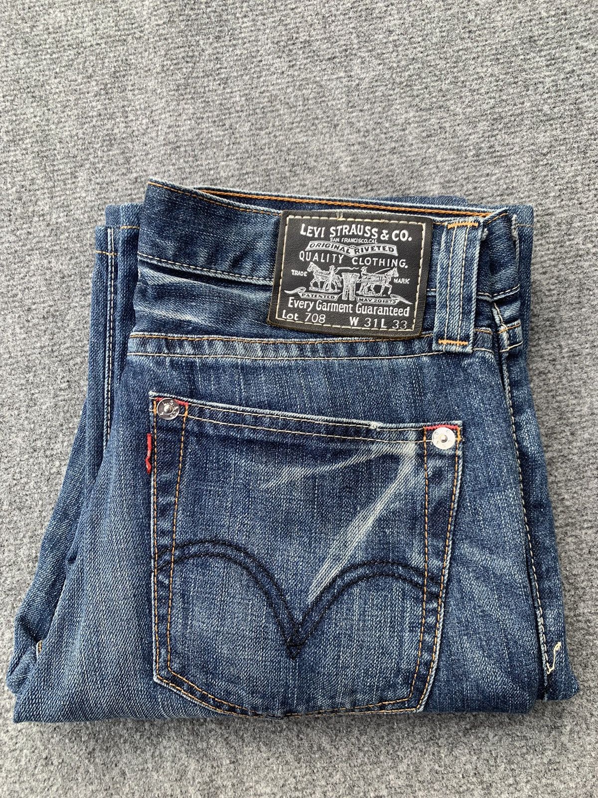 Levi's Flare Levi's 708 Rare model. Size US 32 / EU 48 - 13 Thumbnail
