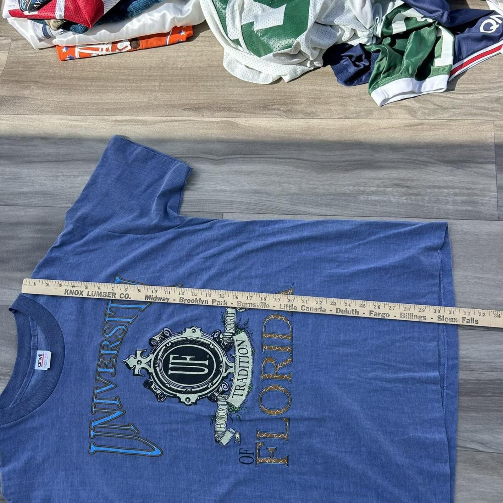 Fruit Of The Loom Vintage 90’s UF University of Florida t shirt size L Size US L / EU 52-54 / 3 - 7 Thumbnail