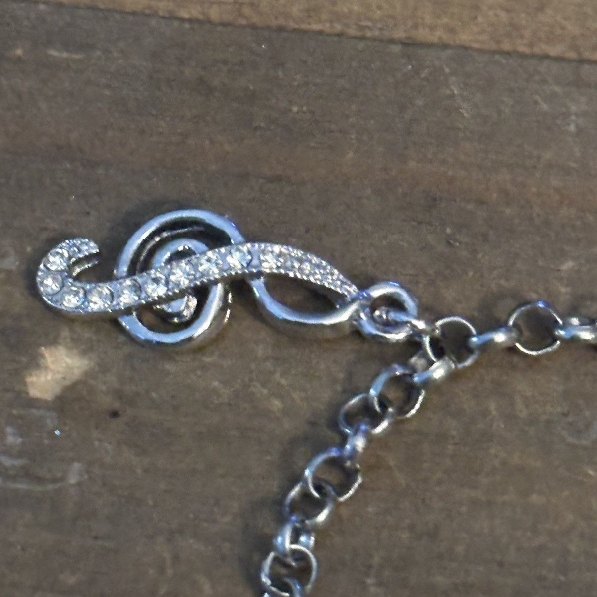 Other Silver tone musical notes charm bracelet Size ONE SIZE - 4 Thumbnail