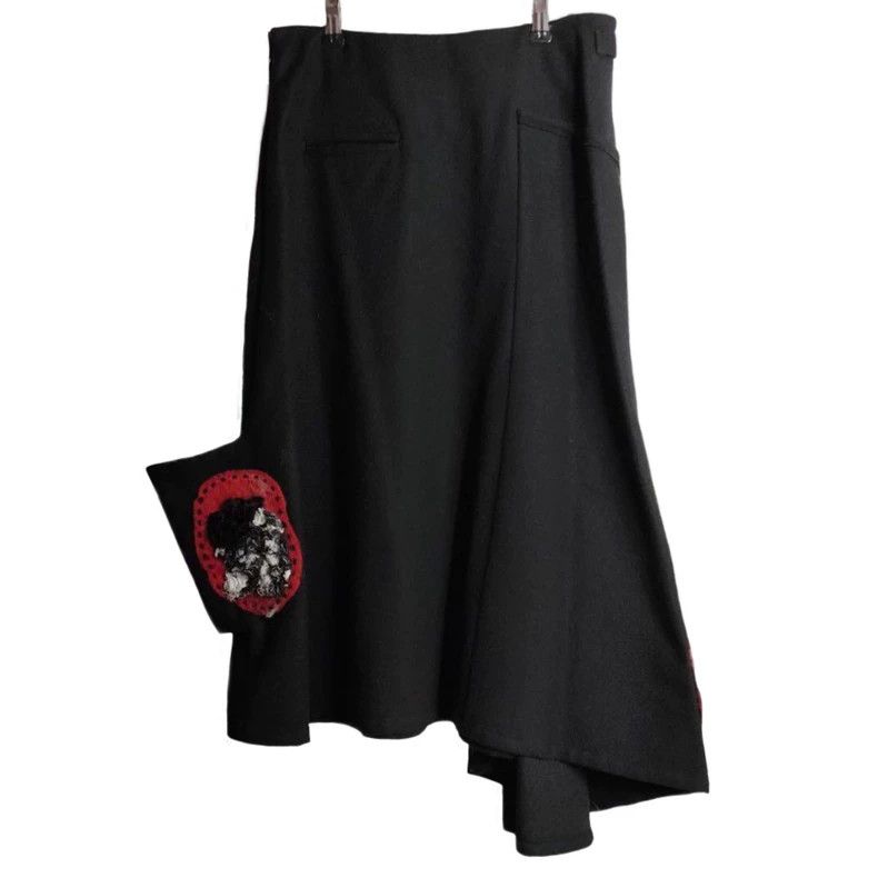 Yohji Yamamoto Yohji Yamamoto size 1 Irregular patchwork skirt 2506-Nexta Size 24" / US 00 / IT 34 - 2 Thumbnail