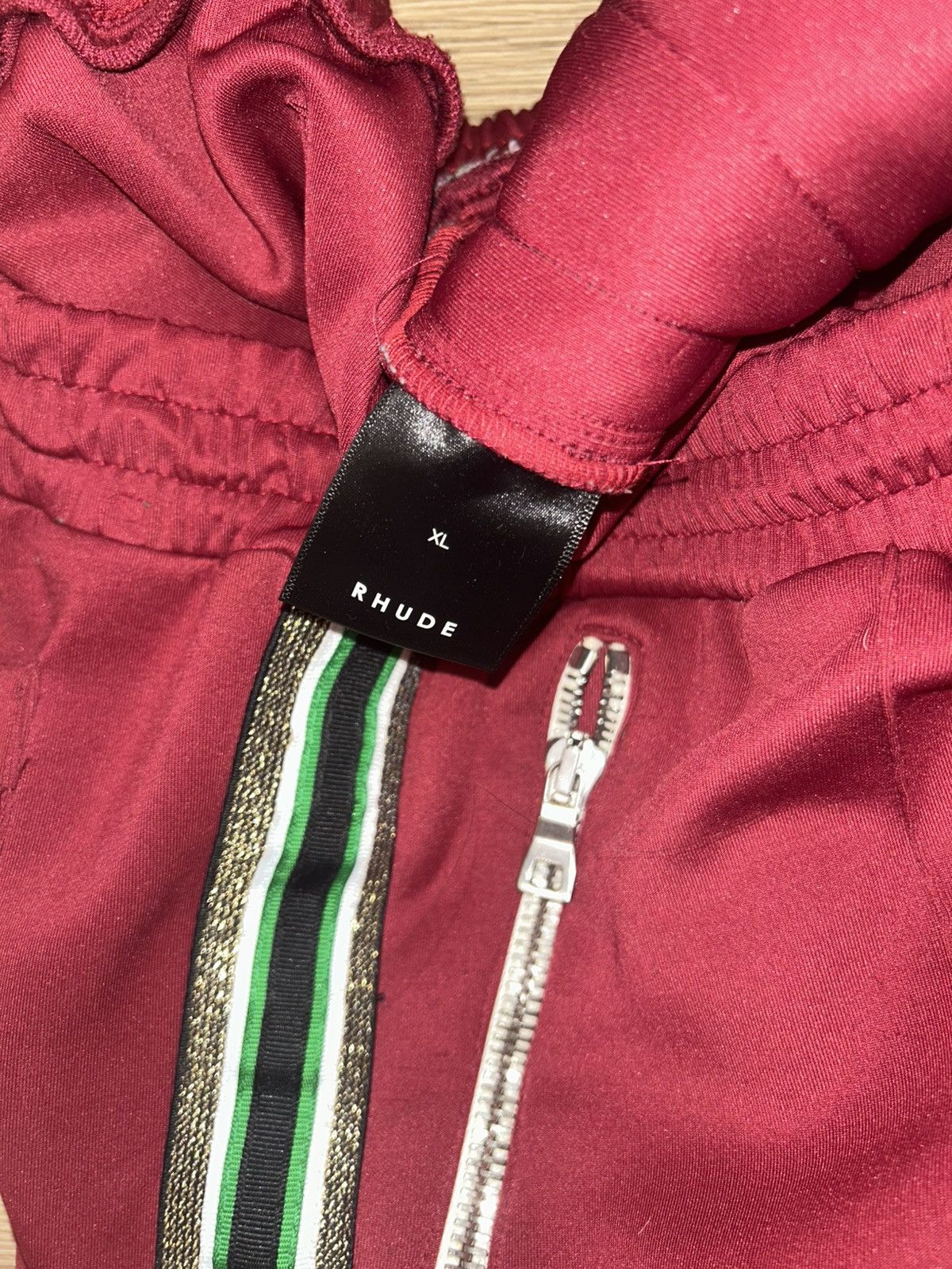 Rhude Rhude Red Rayon traxedo pants size XL Size US 36 / EU 52 - 6 Thumbnail