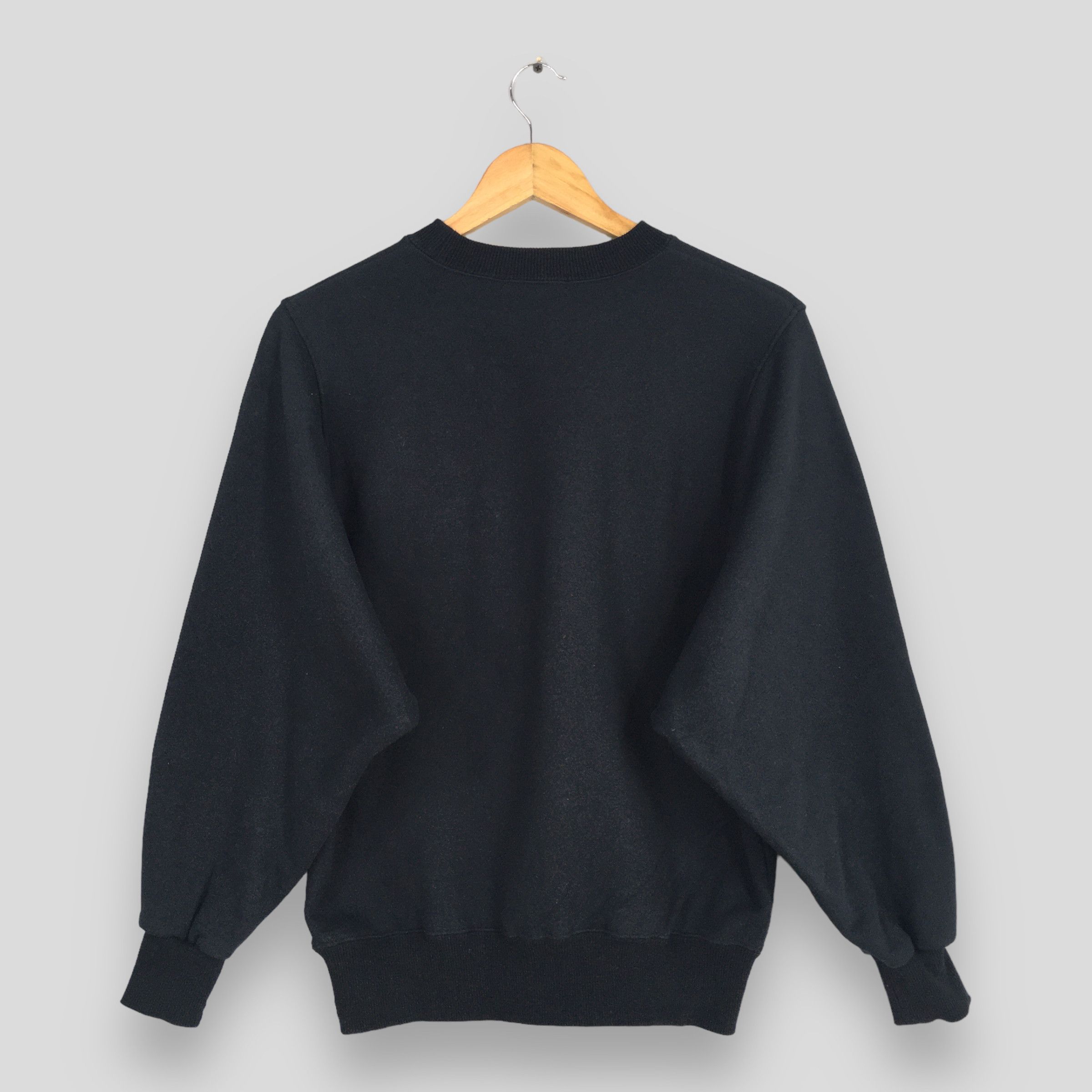 Designer × Lancel × Vintage Vintage 90s Lancel Paris Black Sweatshirt Medium Size US M / EU 48-50 / 2 - 7 Thumbnail