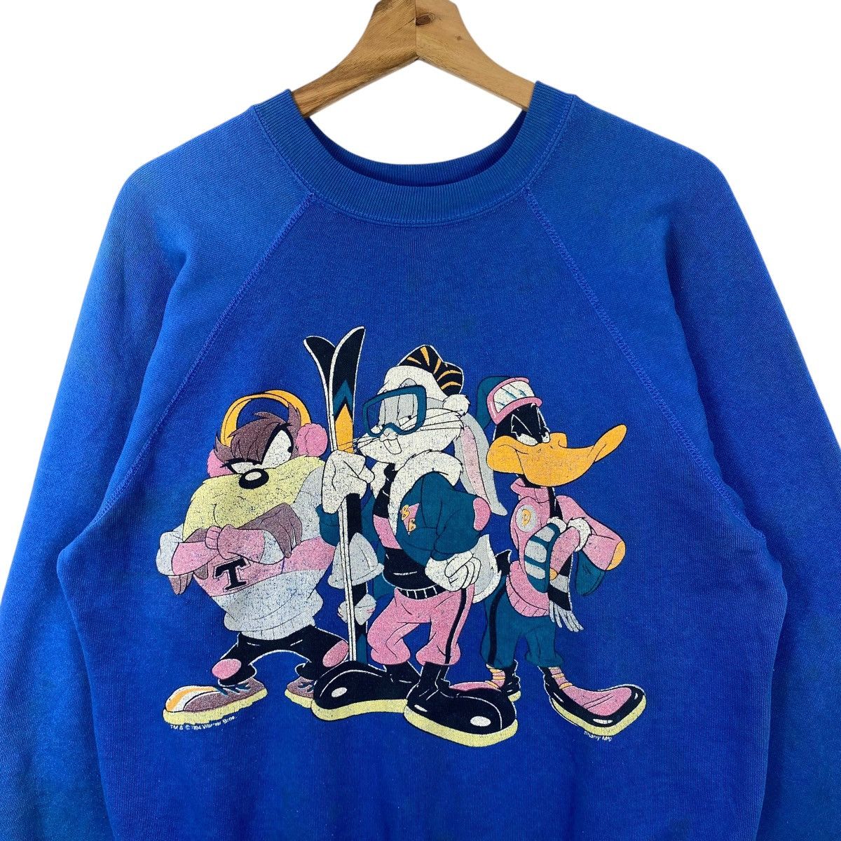 Vintage × Warner Bros Vintage 90's LOONEY TUNES Warner Bros Cartoon Crewneck Size US L / EU 52-54 / 3 - 2 Thumbnail