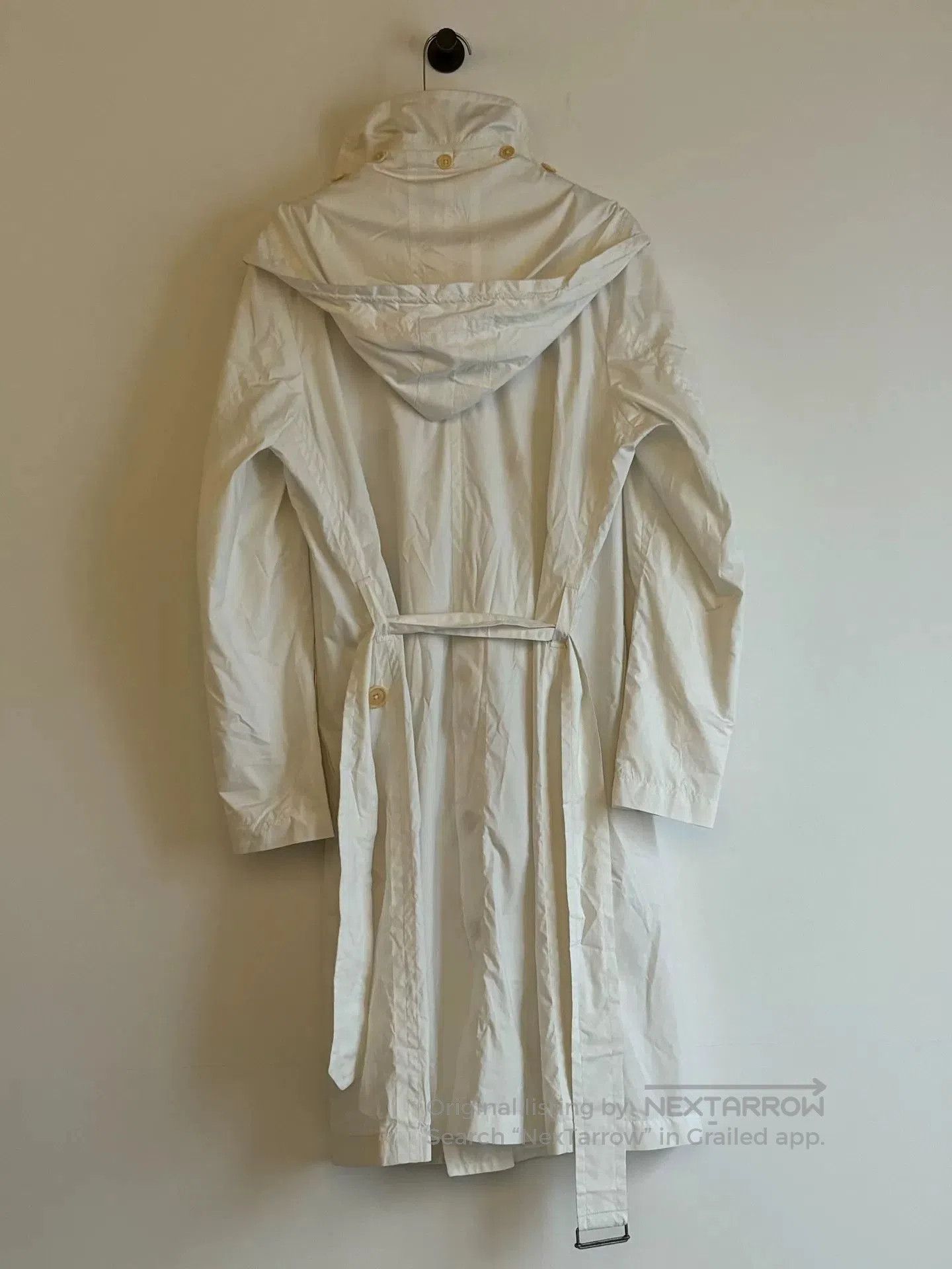 Ann Demeulemeester elegant detachable collar trench coat. Size S / US 4 / IT 40 - 7 Thumbnail