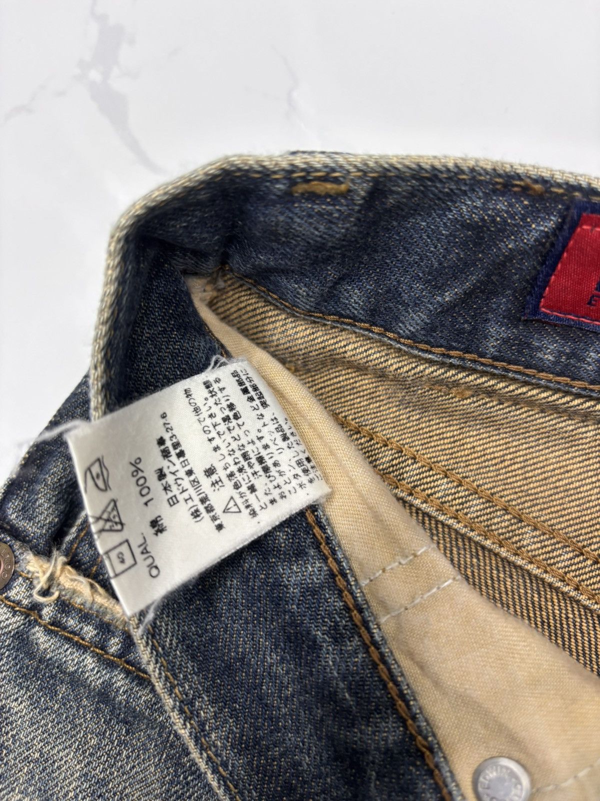 Kapital Edwin 503z Rusty Loose Jean Distressed Denim Size US 28 / EU 44 - 11 Thumbnail