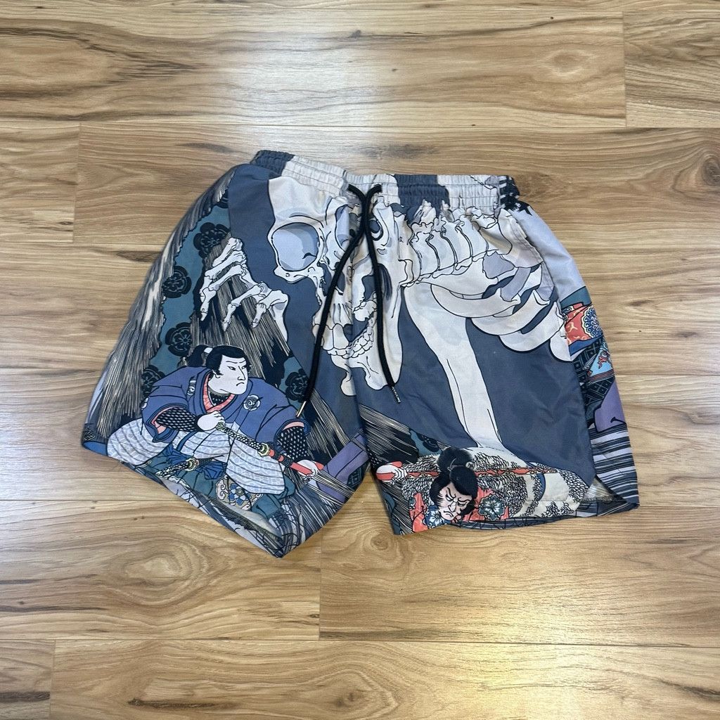 47 Brand Rebel Men’s Samurai Skeleton Shorts Size S Size US 30 / EU 46 - 1 Thumbnail